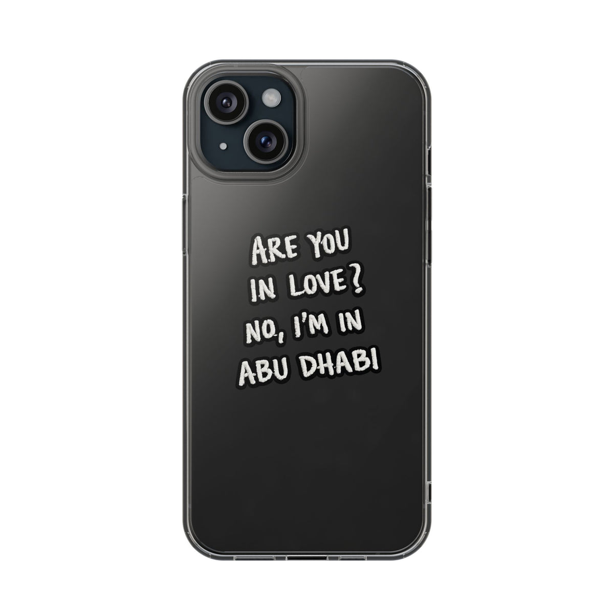 Abu Dhabi Love Clear Case