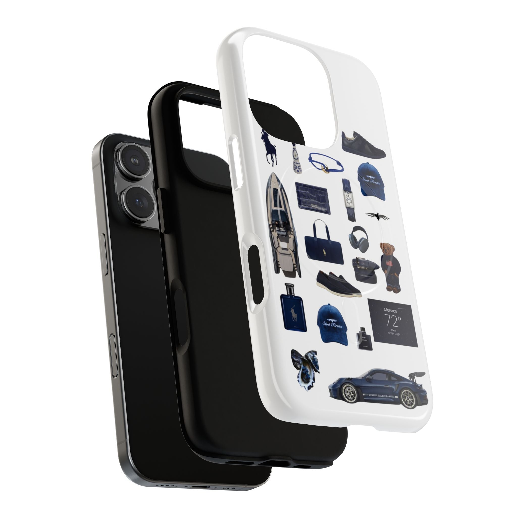 SAEVO Riviera Blue Magnetic iPhone Case