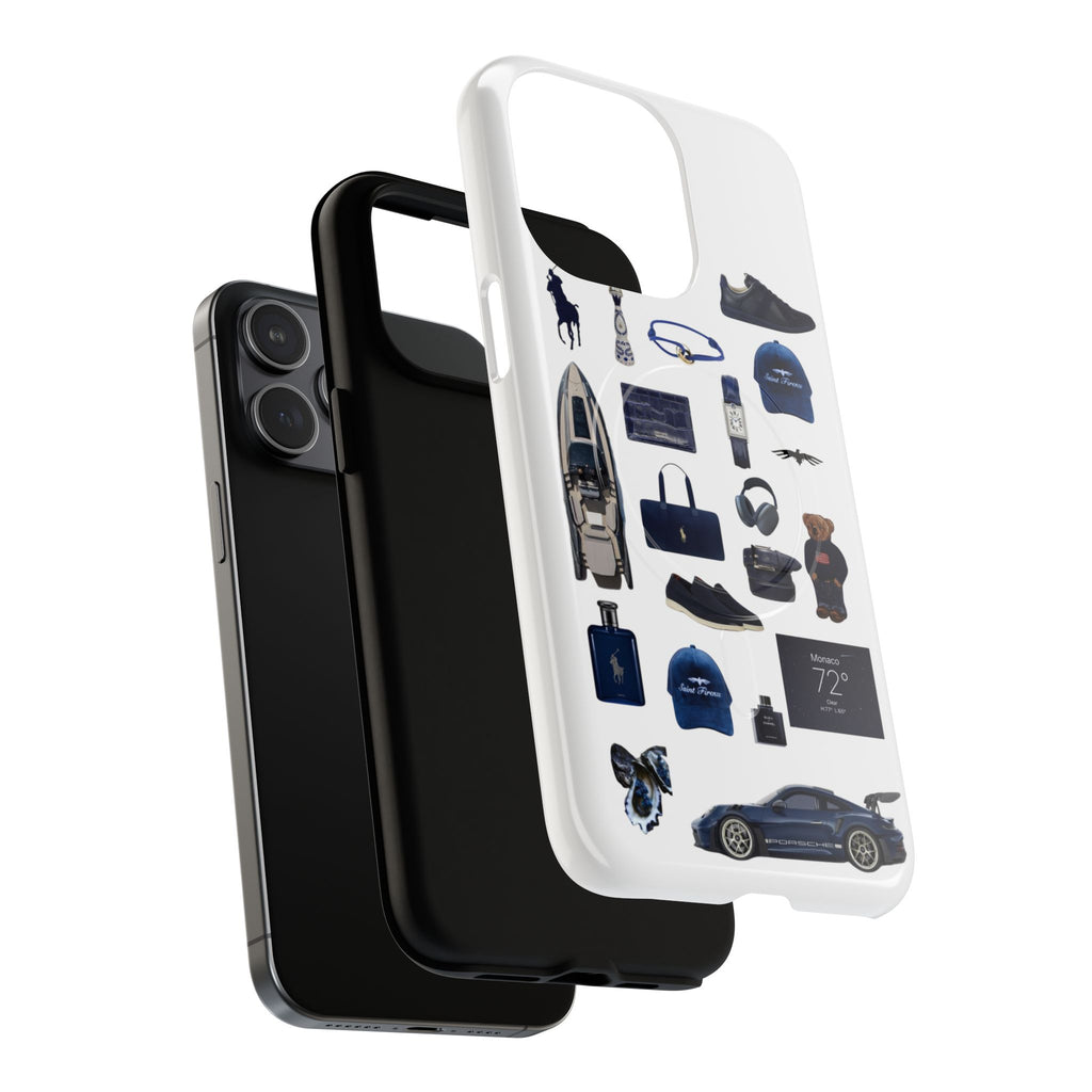 SAEVO Riviera Blue Magnetic iPhone Case