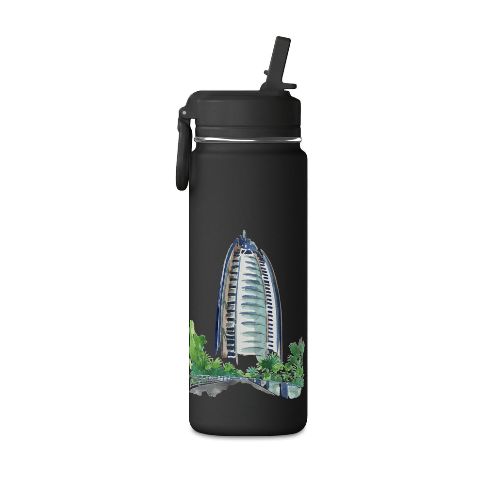 SAEVO Burj Al Arab Watercolor Mini Water Bottle – 0.6L