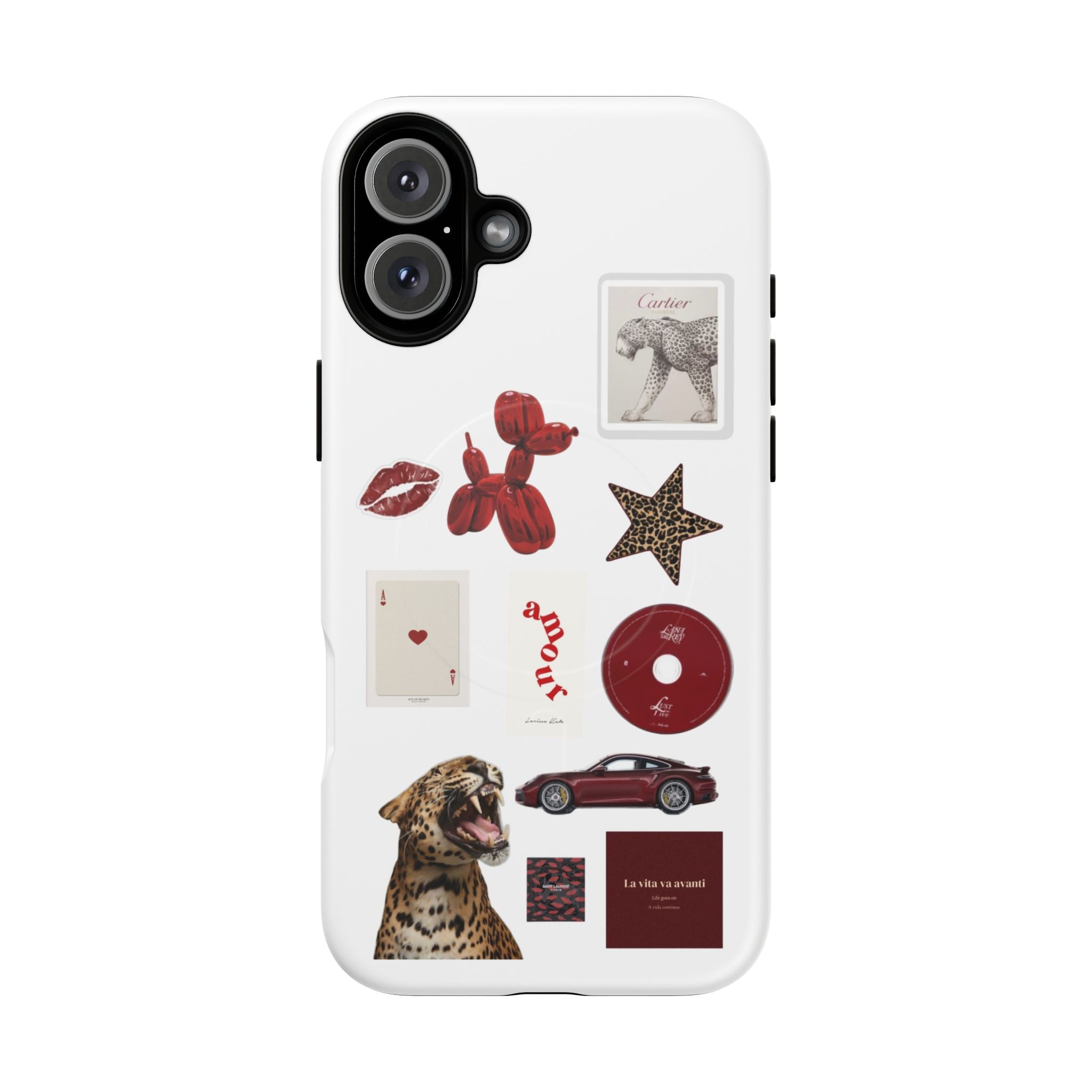 SAEVO Crimson Instinct Magnetic iPhone Case