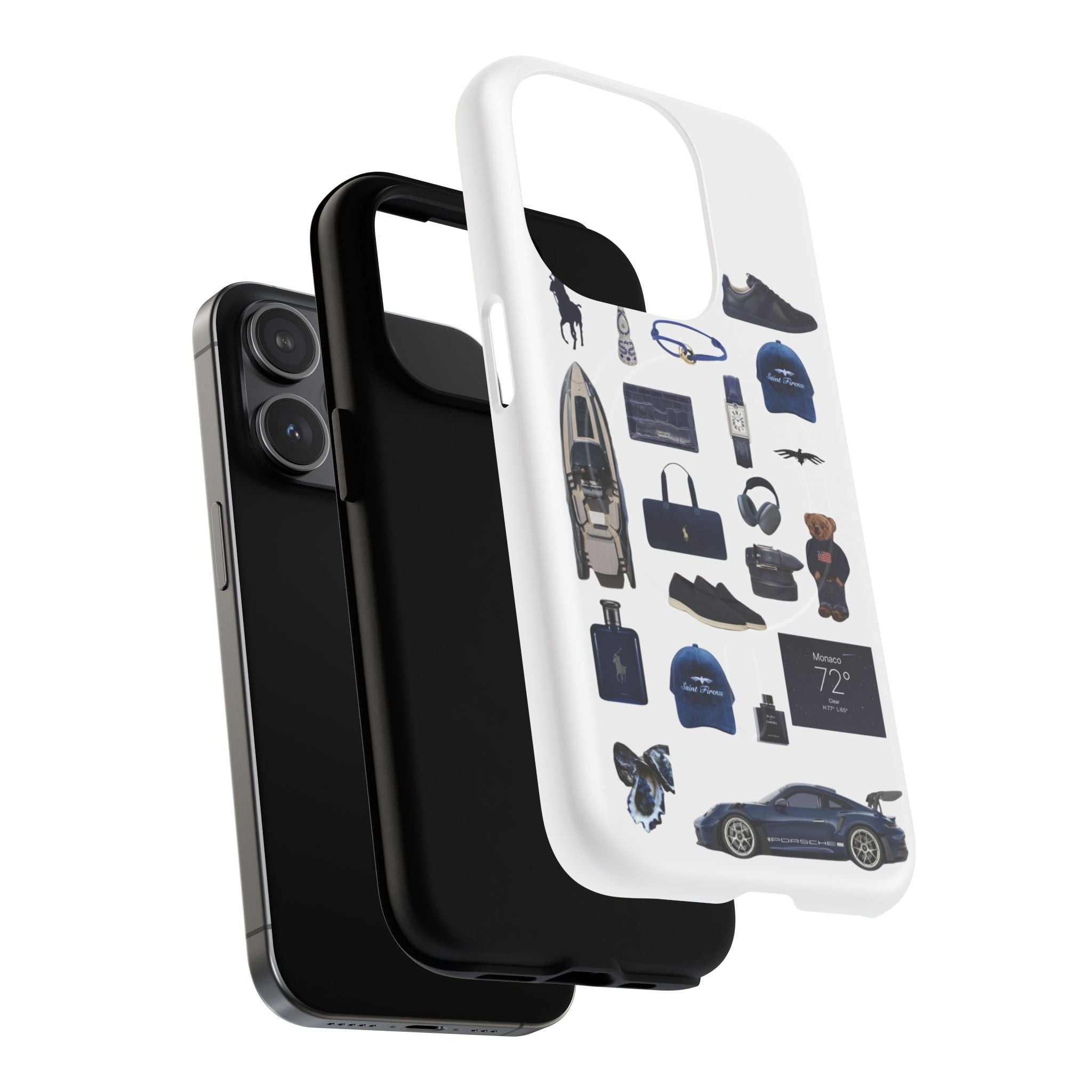 SAEVO Riviera Blue Magnetic iPhone Case