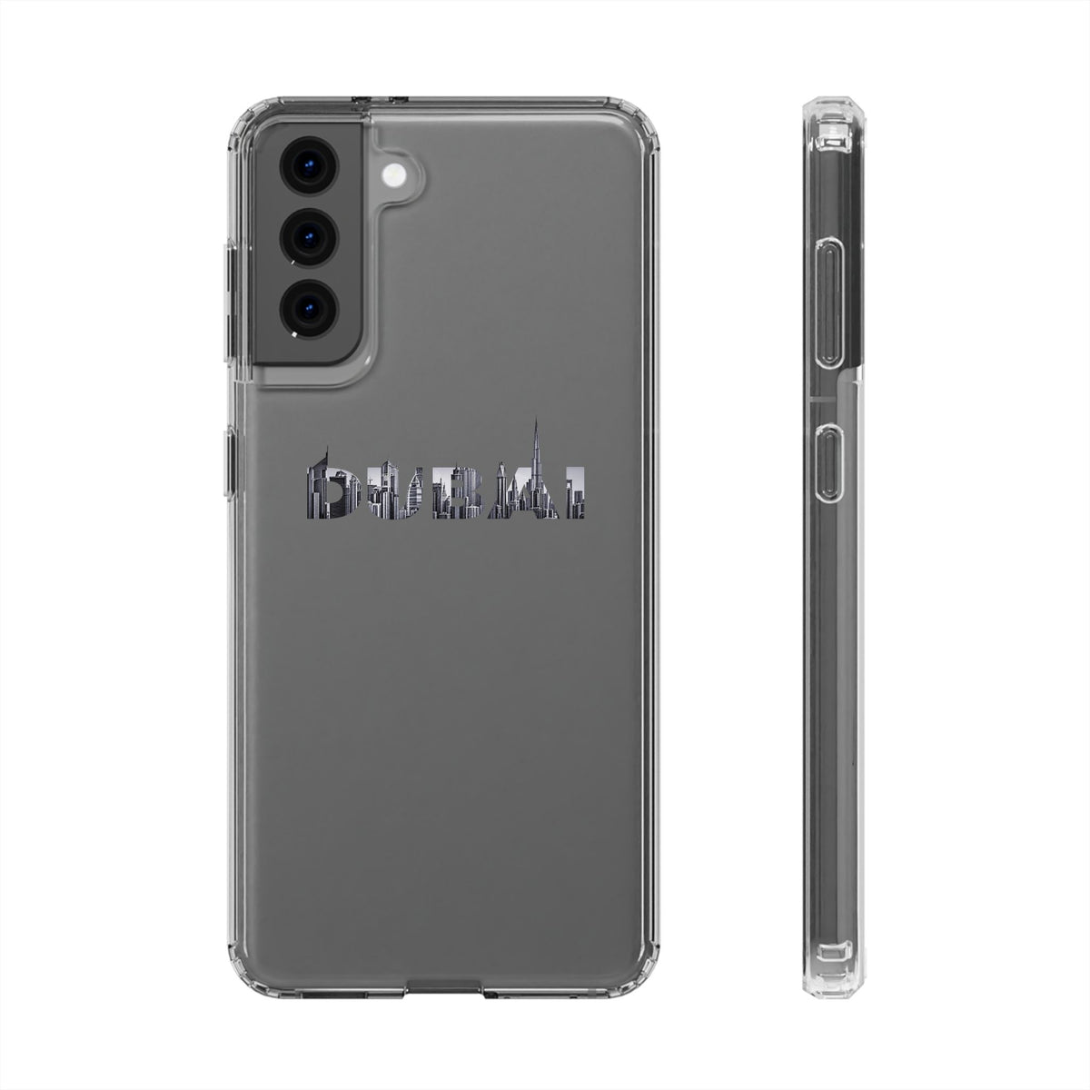Dubai Skyline Clear Impact-Resistant Case