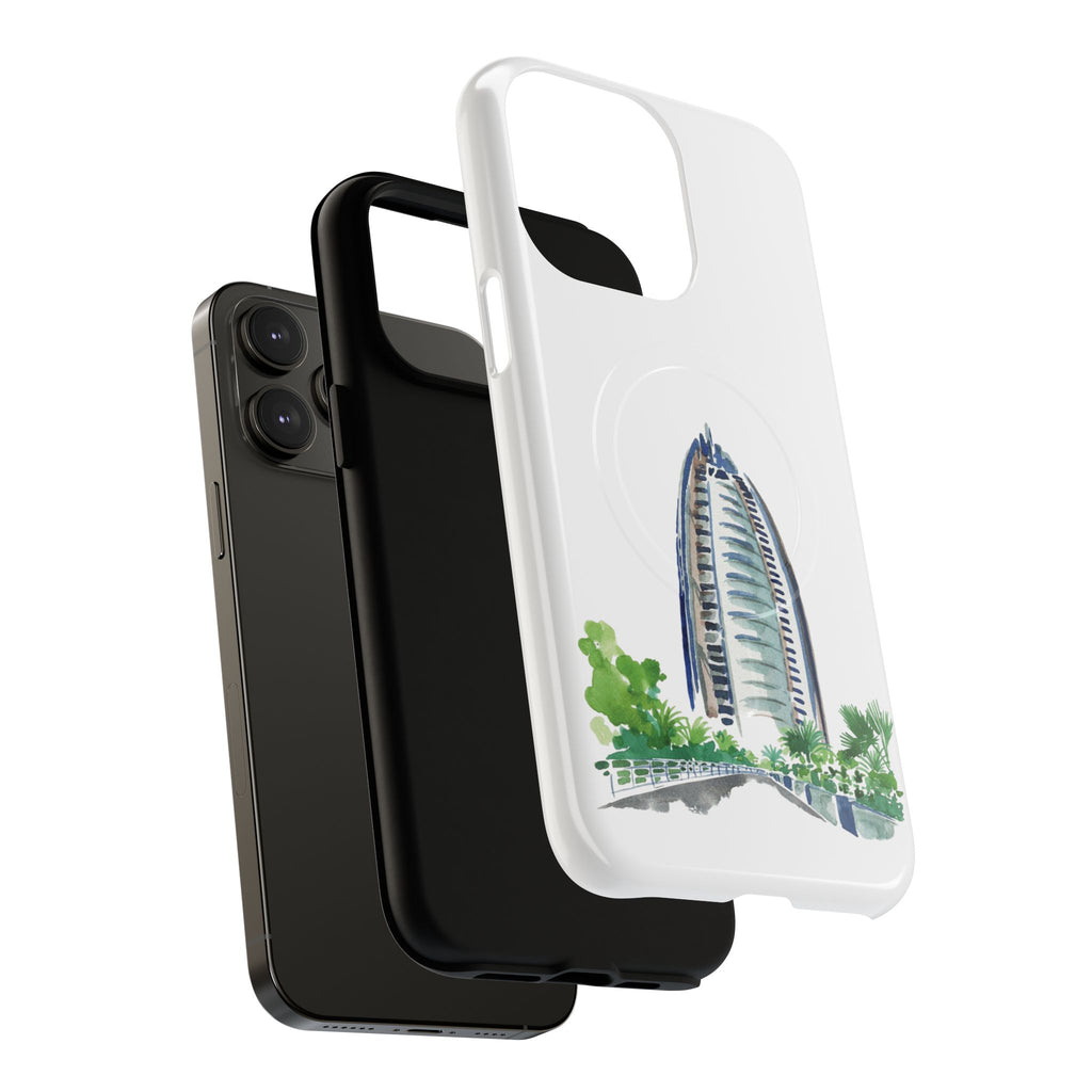 SAEVO Burj Al Arab Watercolor Magnetic iPhone Case