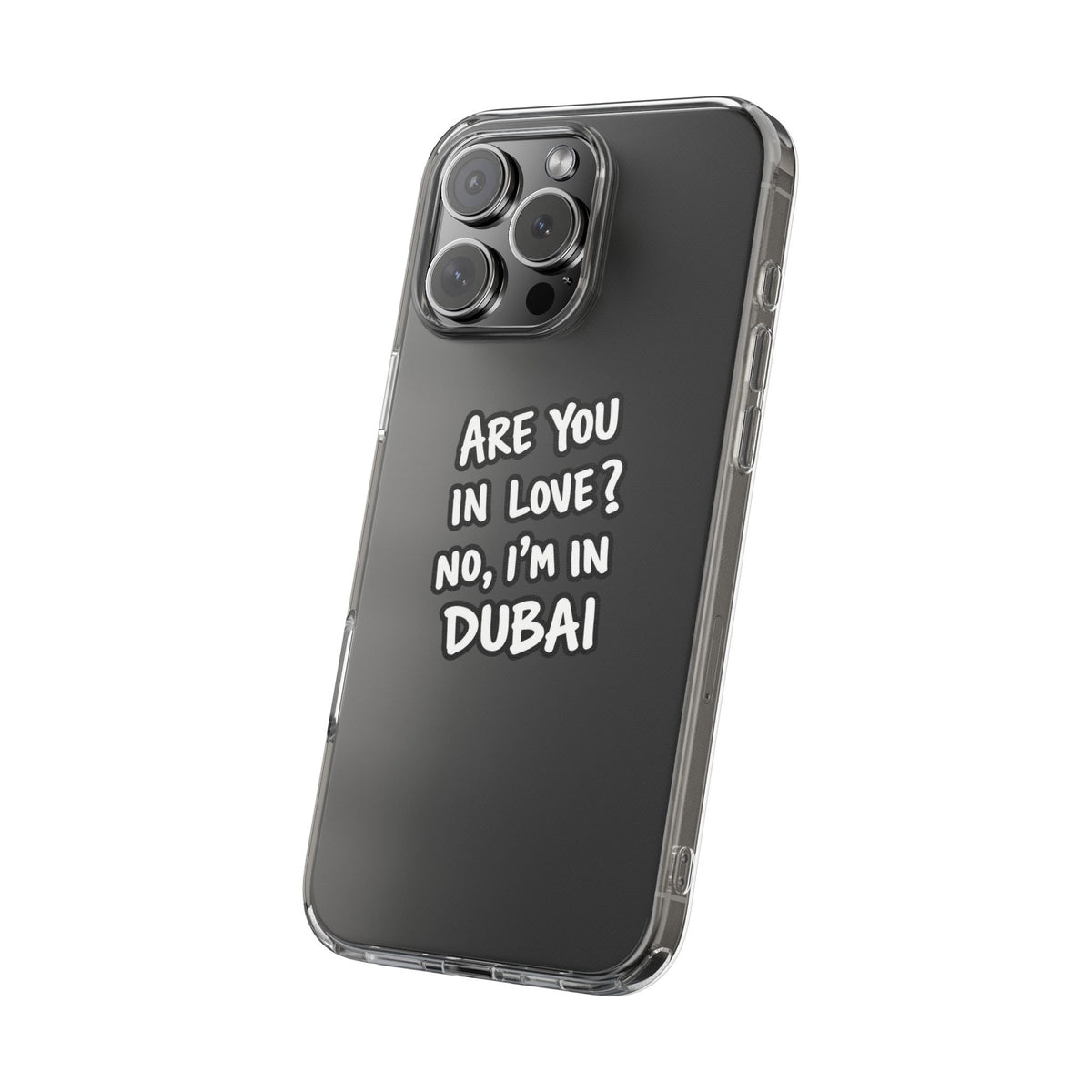 Dubai Love Clear Impact-Resistant Case