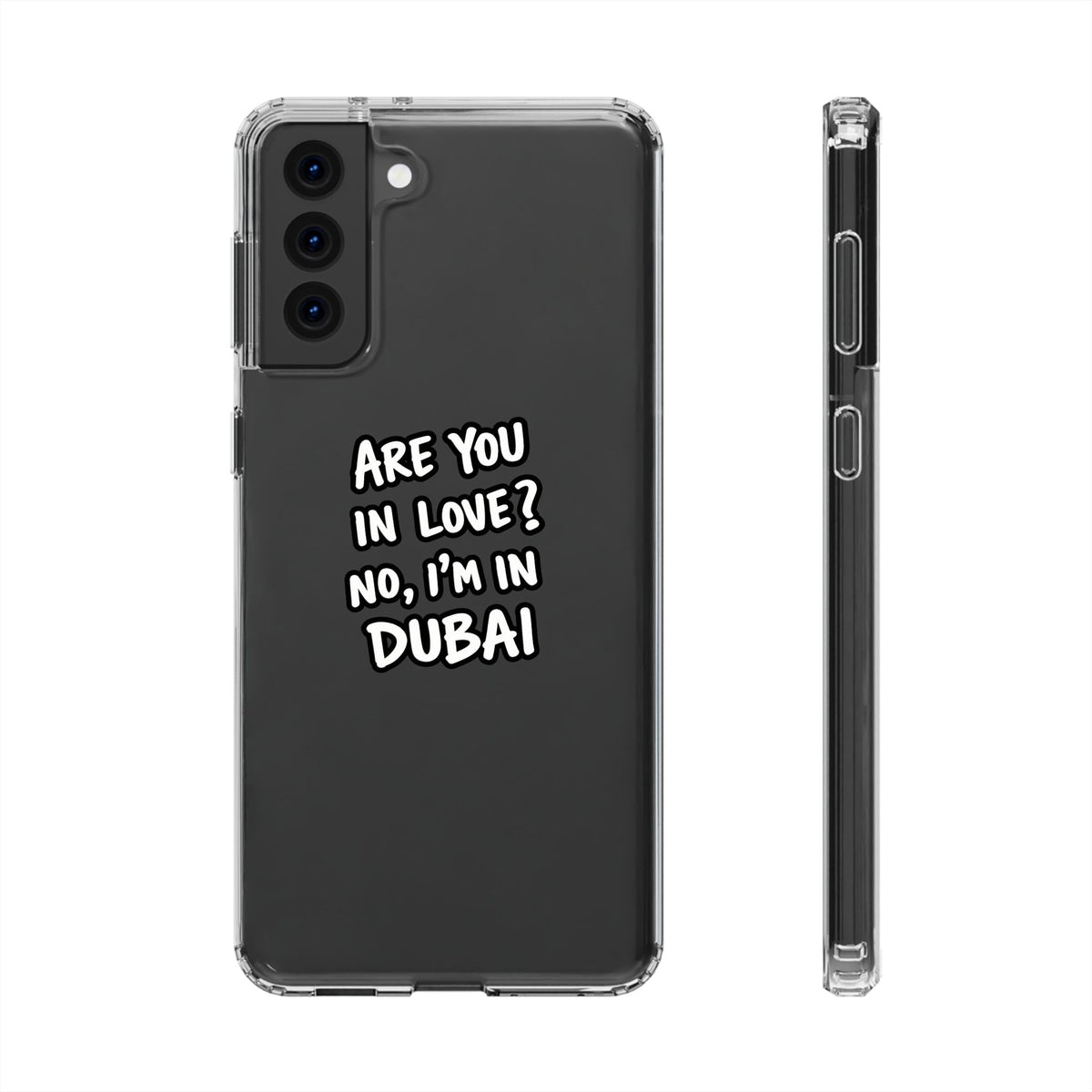 Dubai Love Clear Impact-Resistant Case