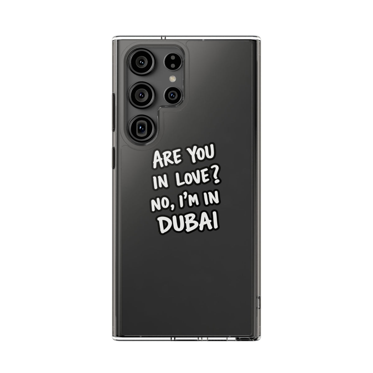 Dubai Love Clear Impact-Resistant Case