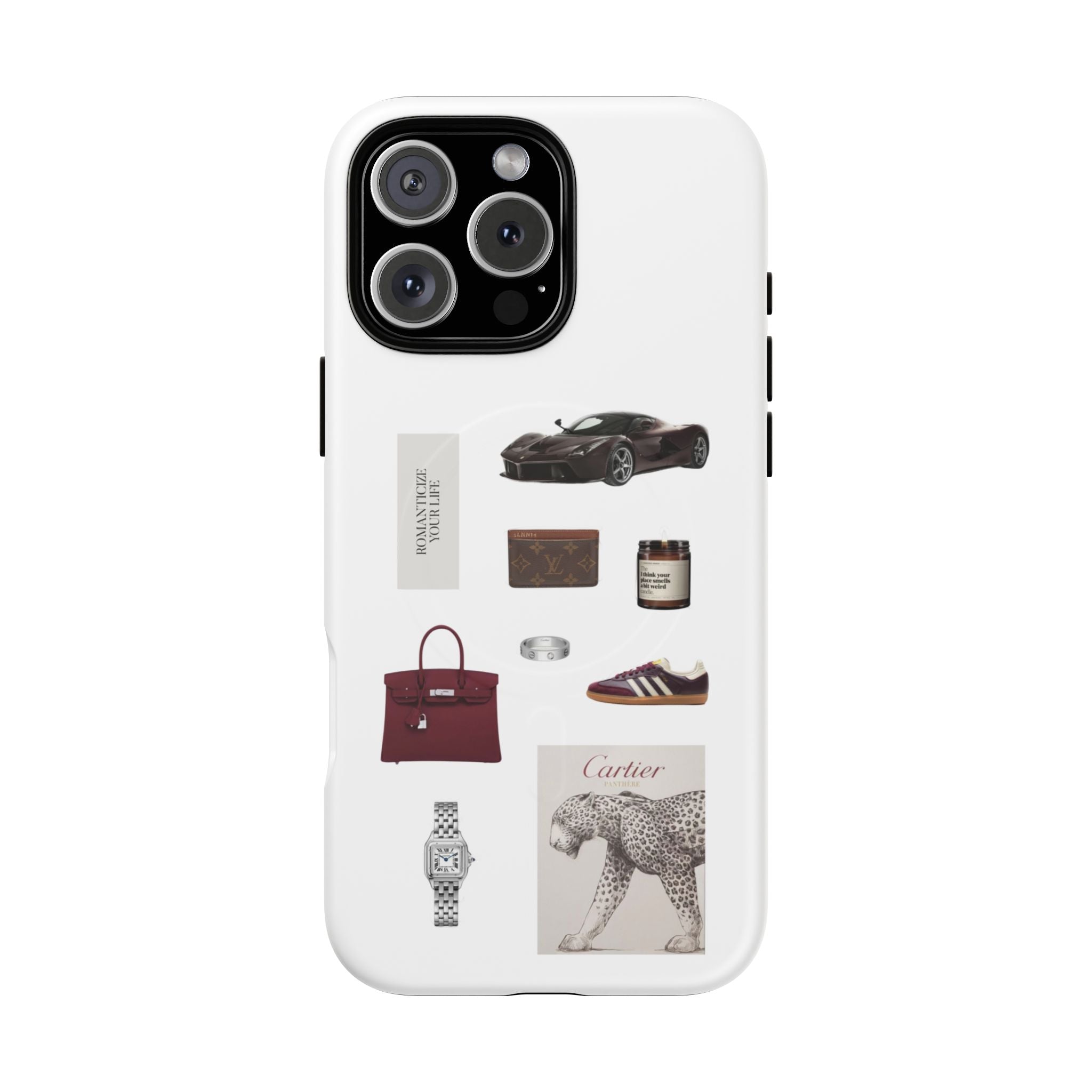 SAEVO Bordeaux Luxe Magnetic iPhone Case