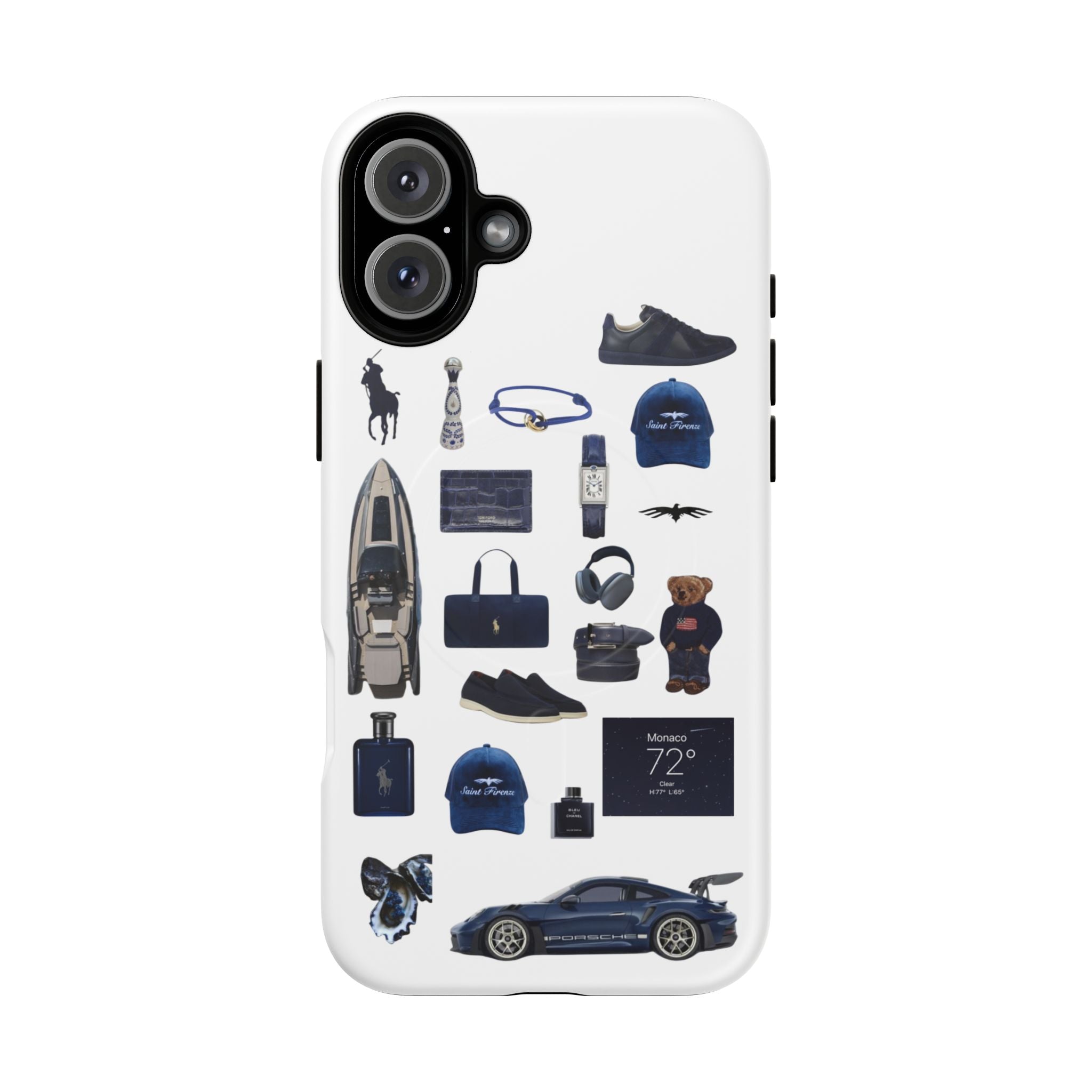 SAEVO Riviera Blue Magnetic iPhone Case