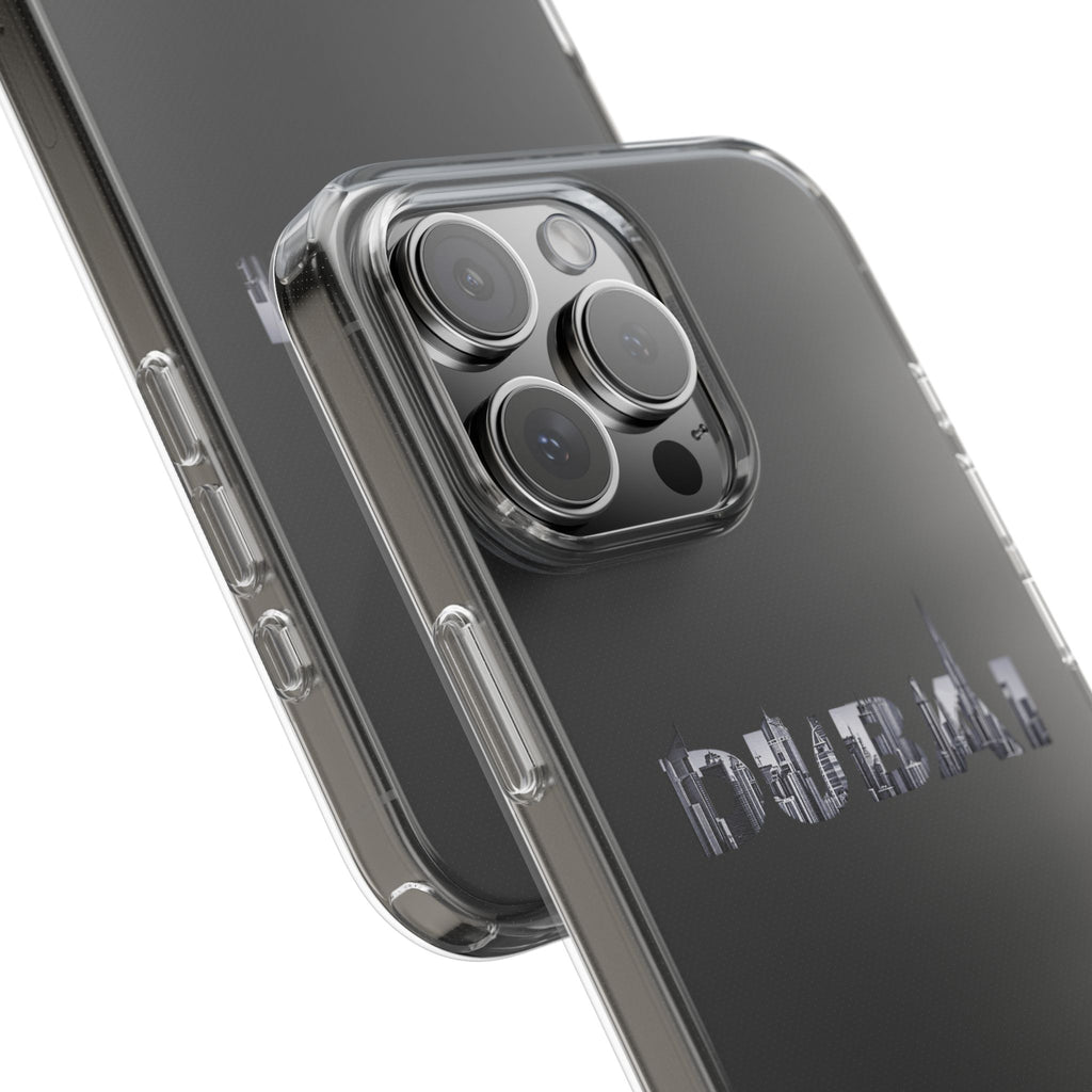Dubai Skyline Clear Impact-Resistant Case