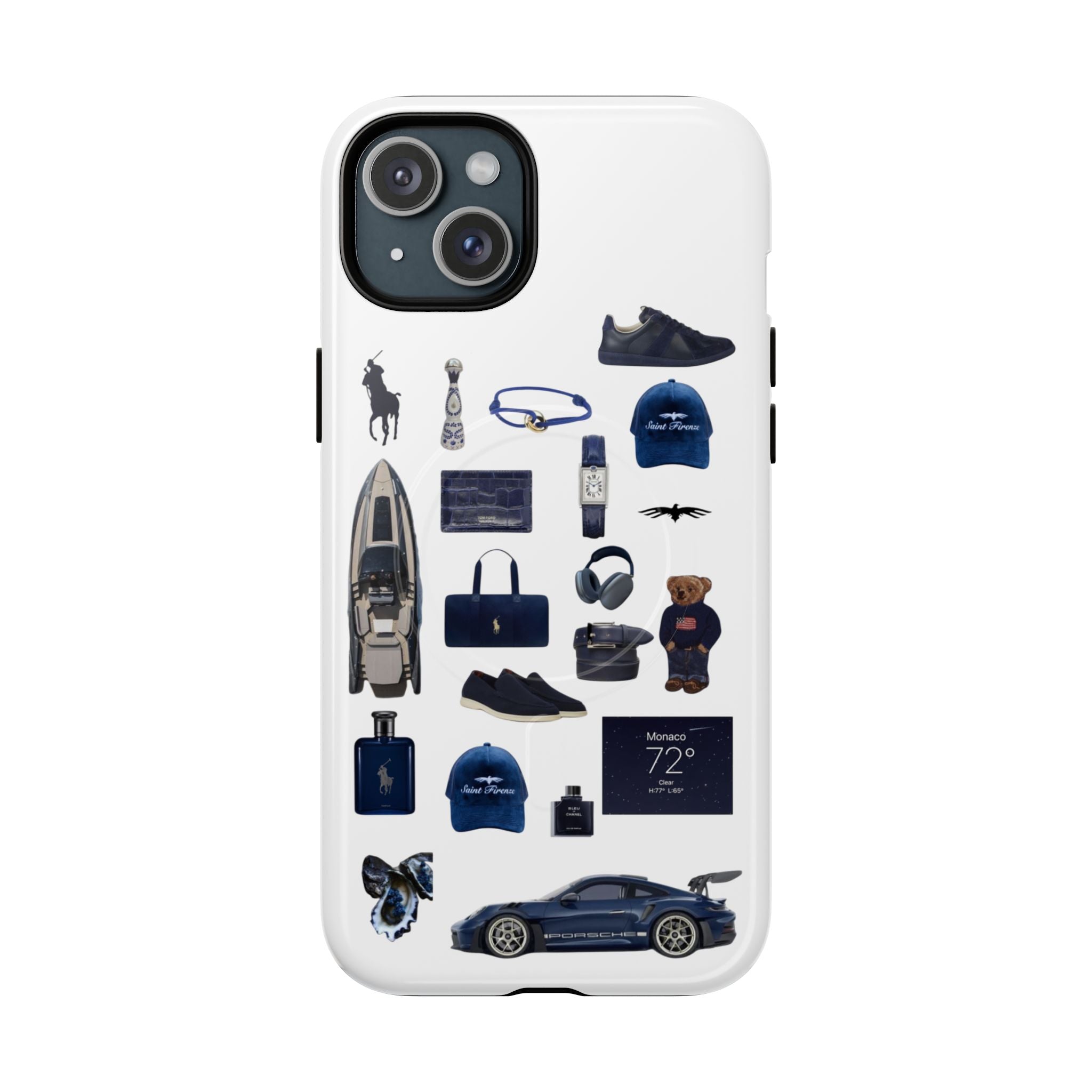 SAEVO Riviera Blue Magnetic iPhone Case