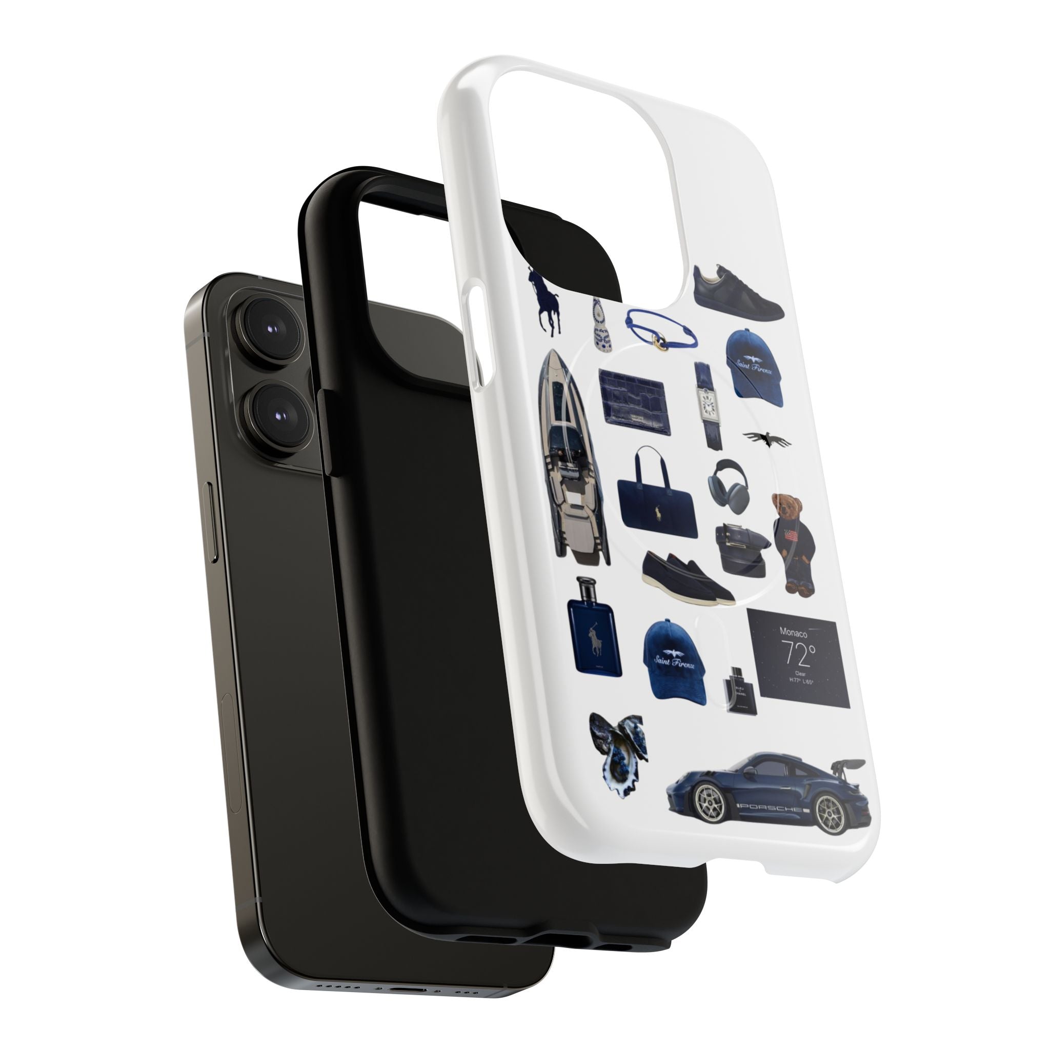 SAEVO Riviera Blue Magnetic iPhone Case