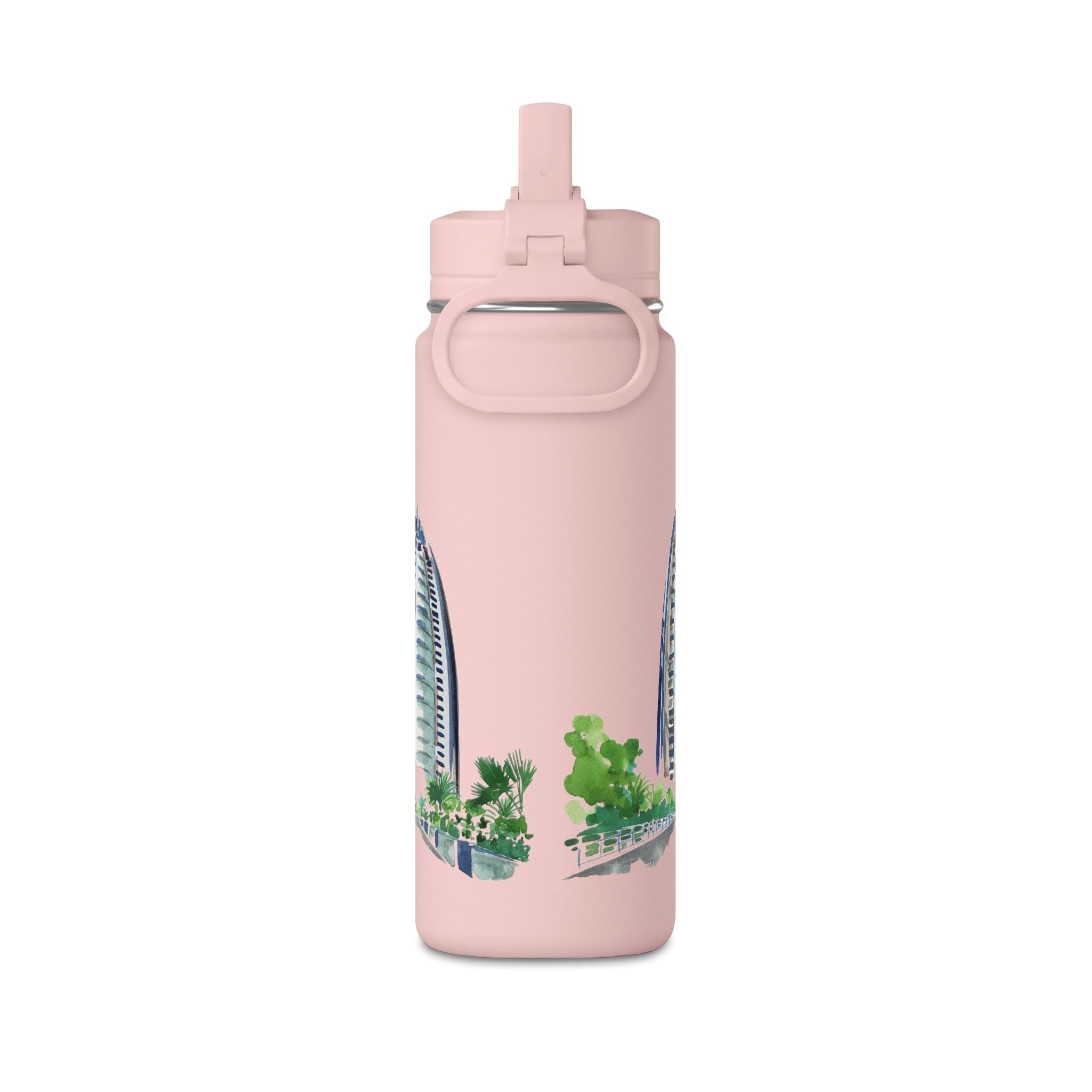 SAEVO Burj Al Arab Watercolor Mini Water Bottle – 0.6L