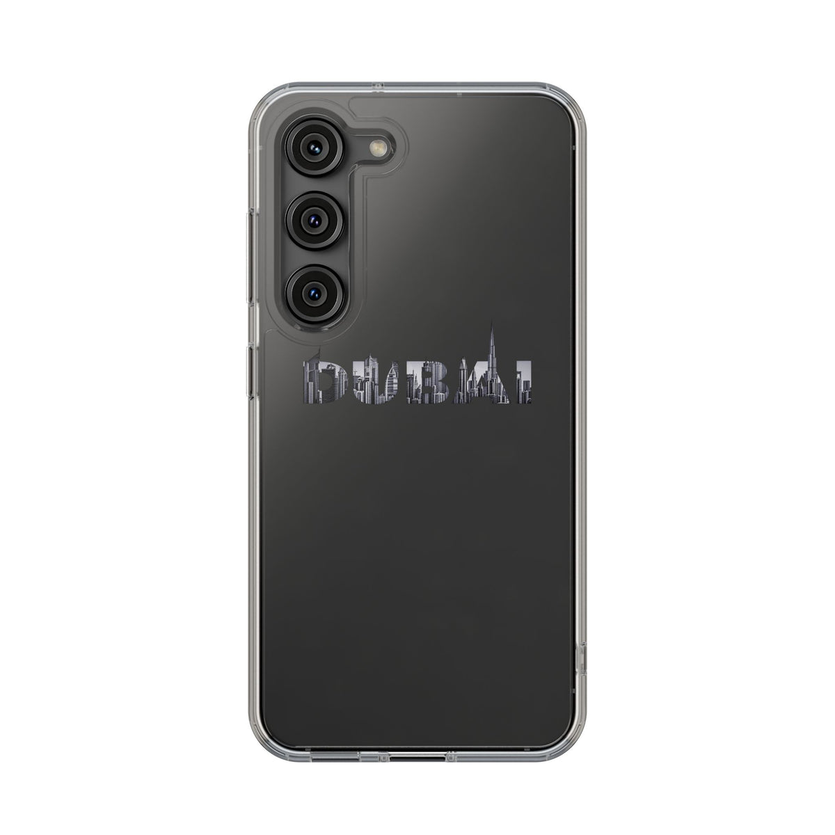 Dubai Skyline Clear Impact-Resistant Case