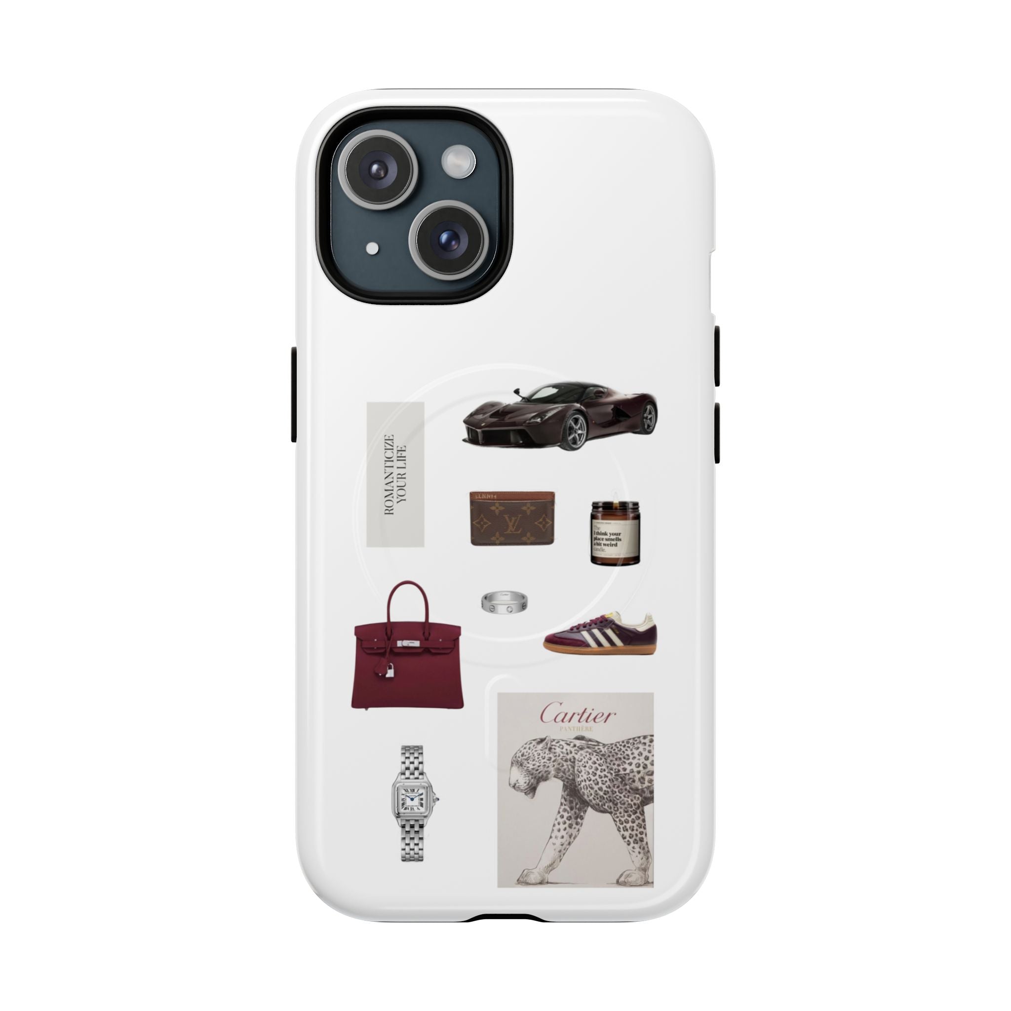 SAEVO Bordeaux Luxe Magnetic iPhone Case