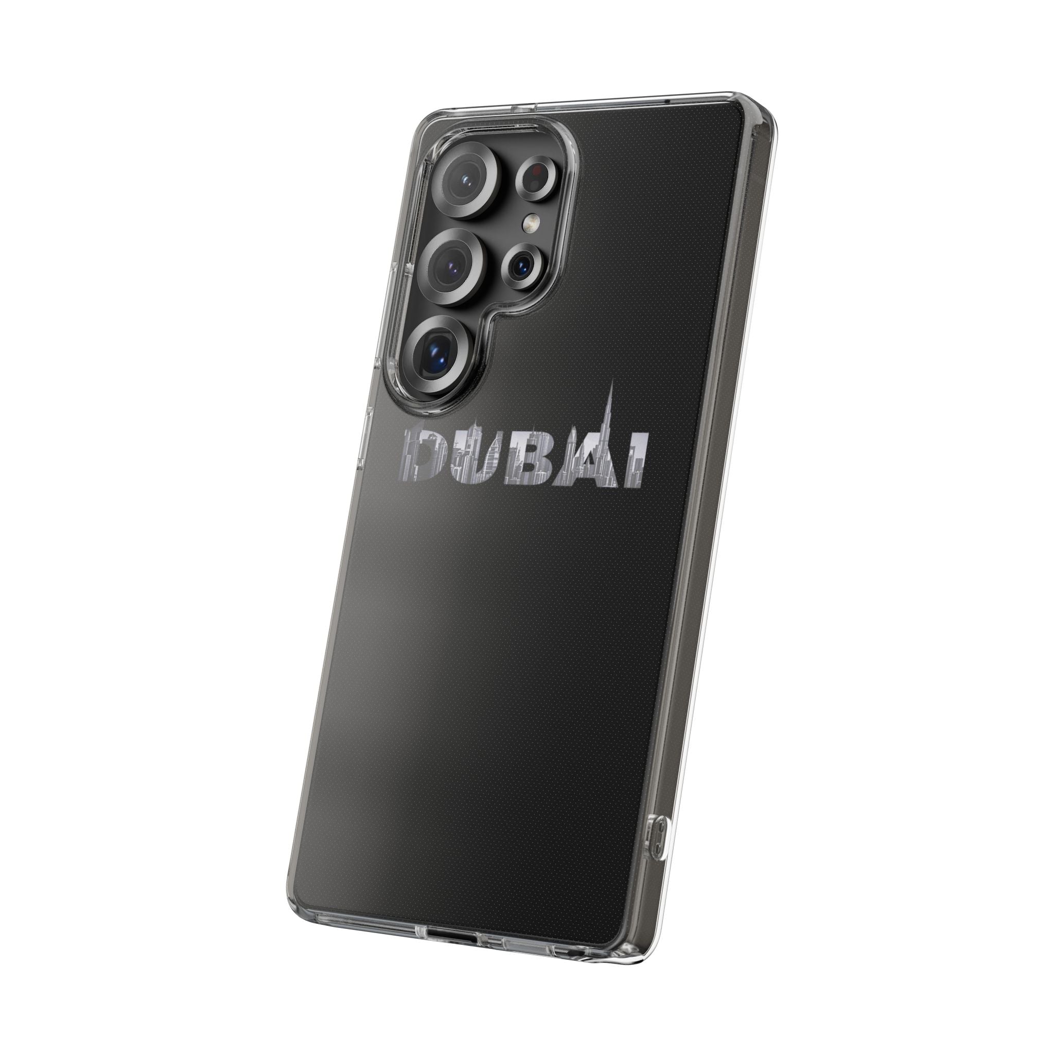 Dubai Skyline Clear Impact-Resistant Case