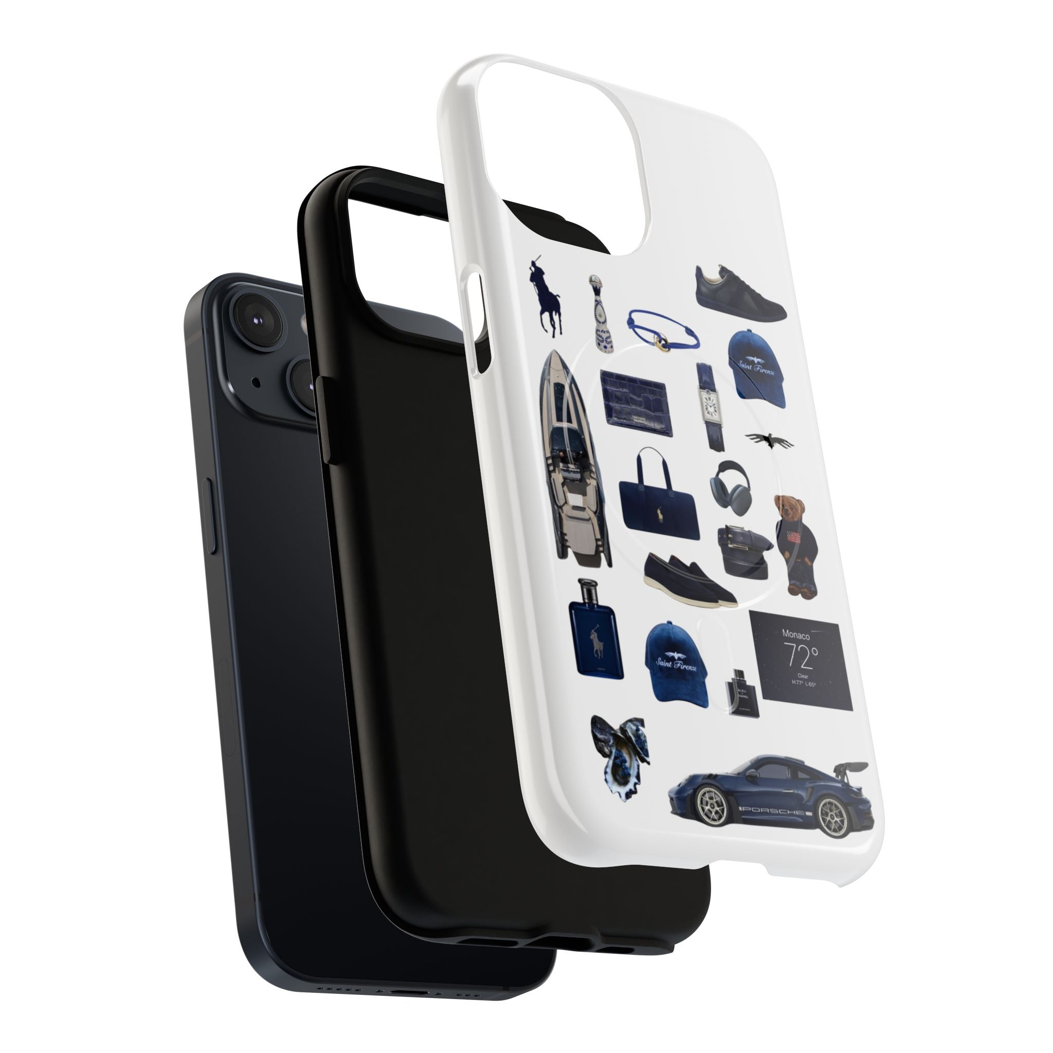 SAEVO Riviera Blue Magnetic iPhone Case