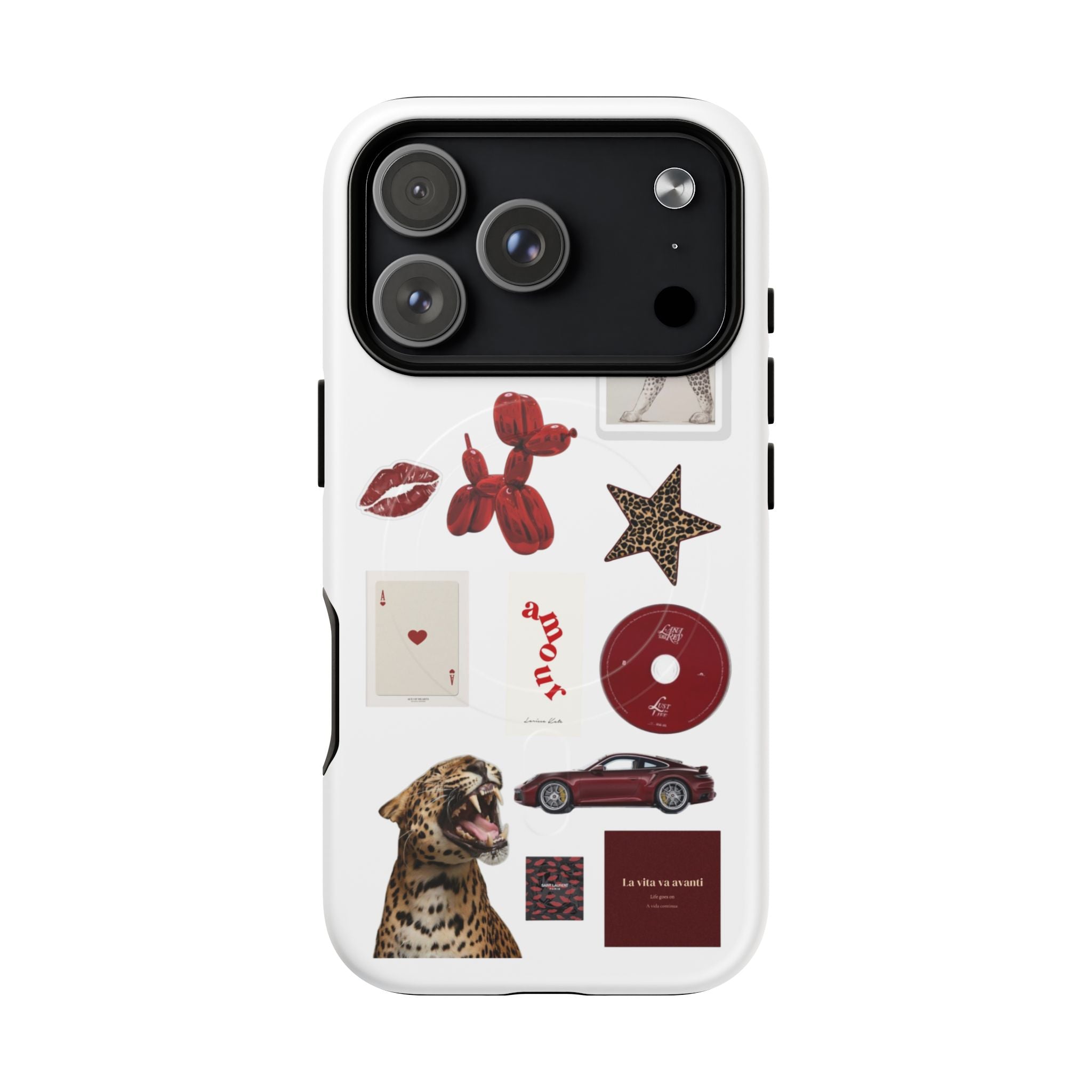 SAEVO Crimson Instinct Magnetic iPhone Case
