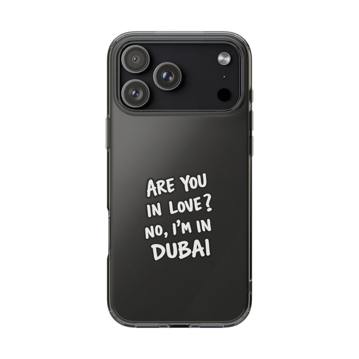 Dubai Love Clear Impact-Resistant Case