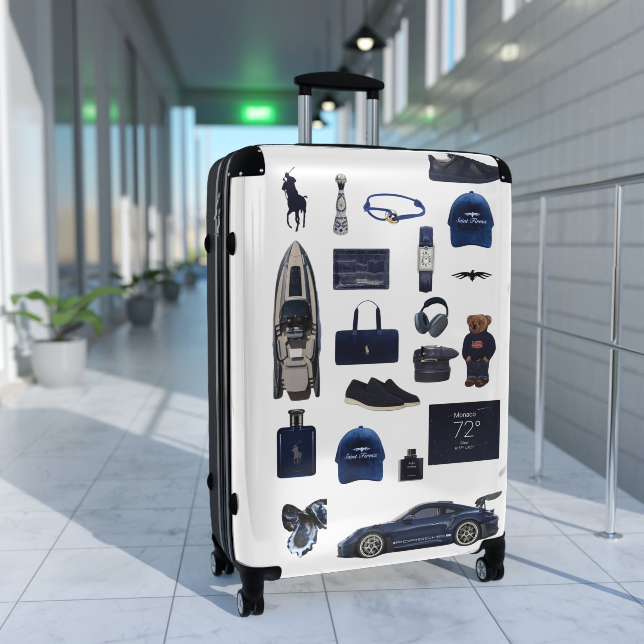 SAEVO Riviera Blue Suitcase