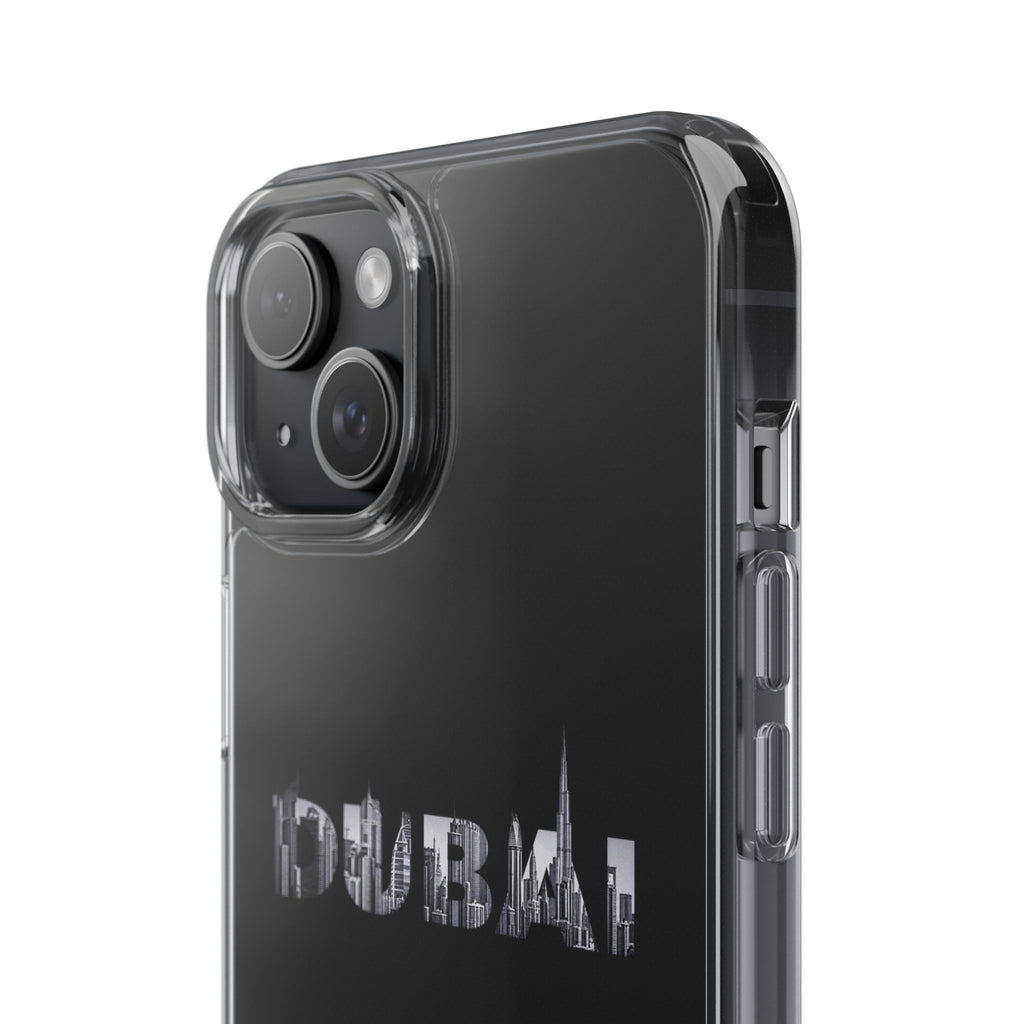 Dubai Skyline Clear Impact-Resistant Case