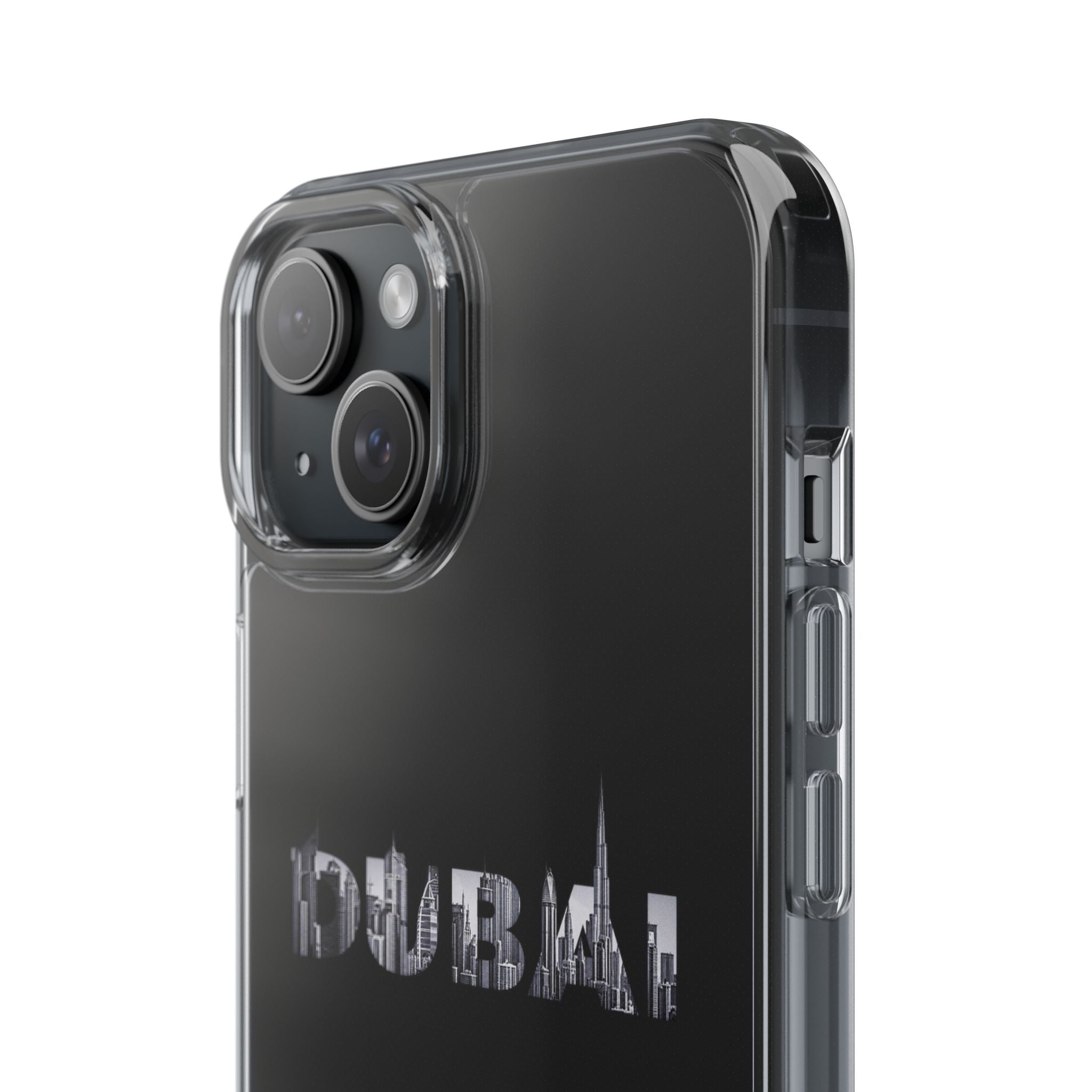 Dubai Skyline Clear Impact-Resistant Case