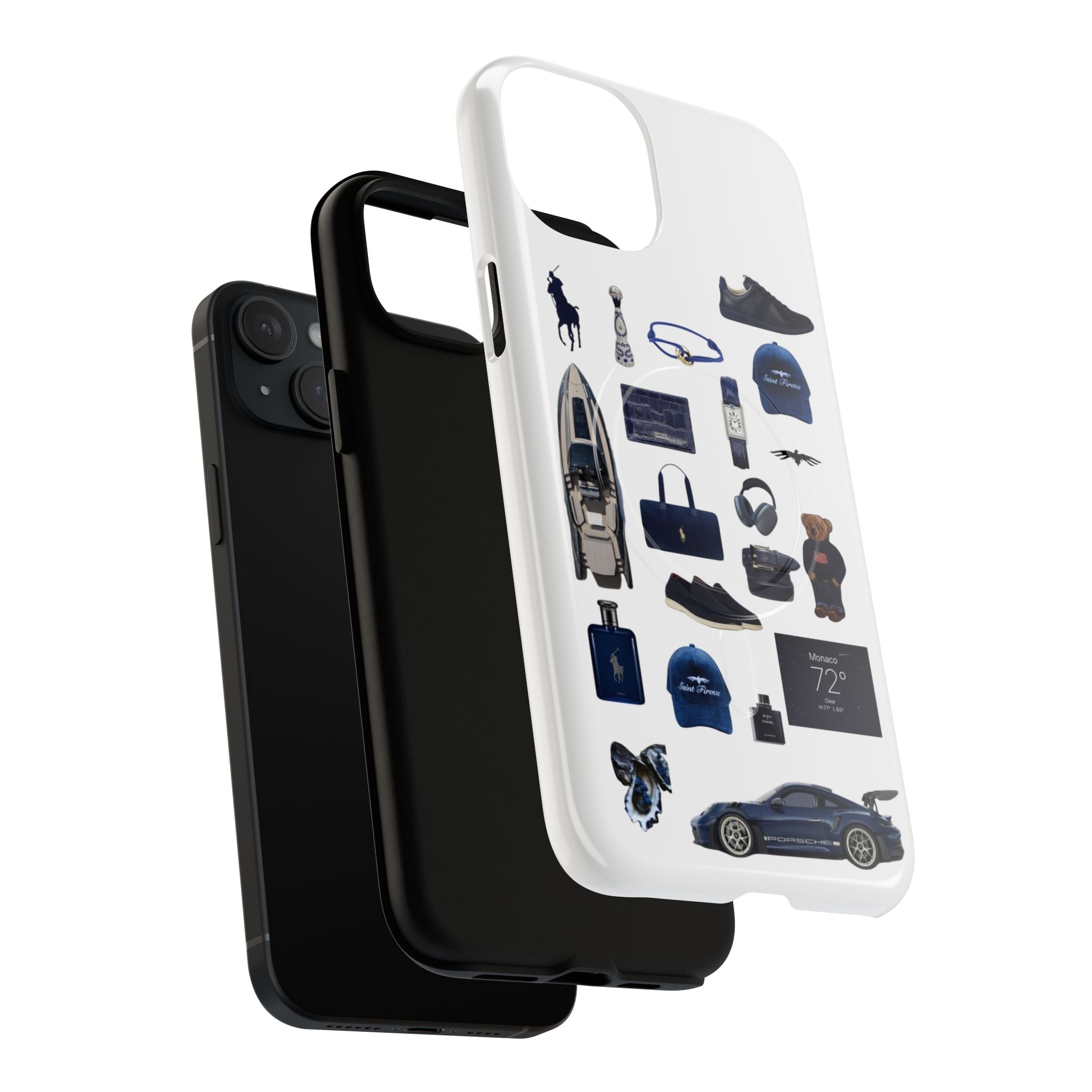 SAEVO Riviera Blue Magnetic iPhone Case