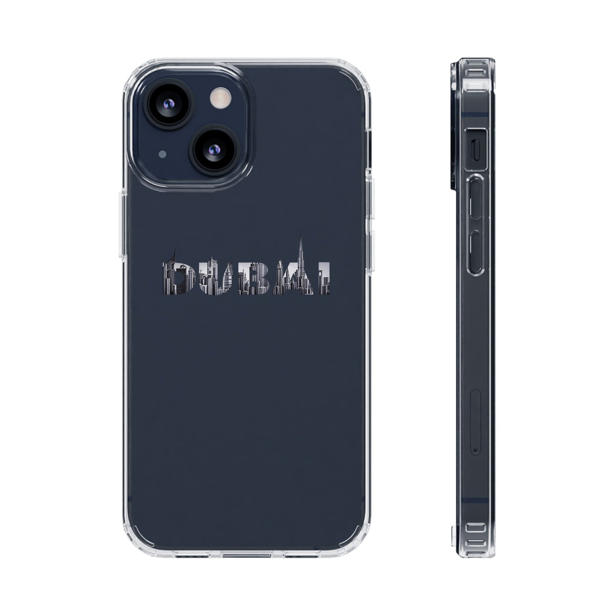 Dubai Skyline Clear Impact-Resistant Case