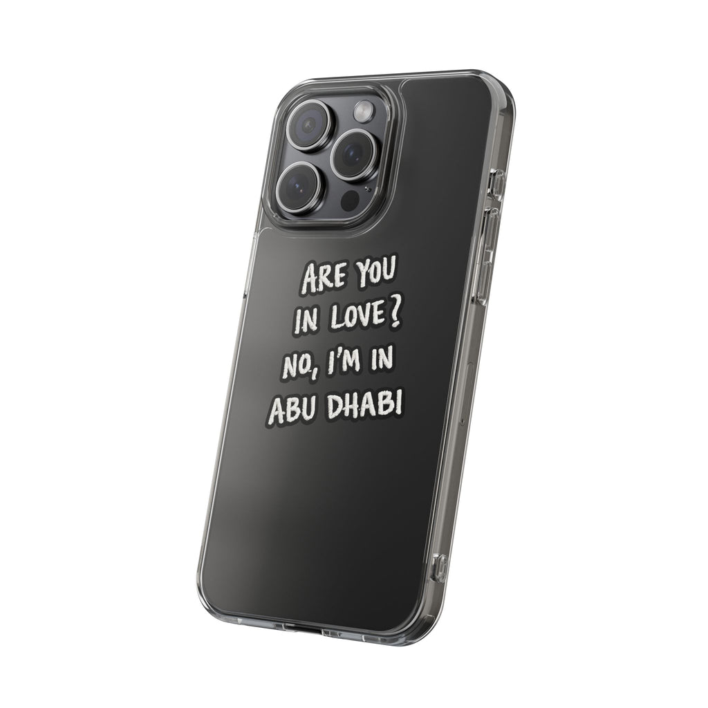 Abu Dhabi Love Clear Case