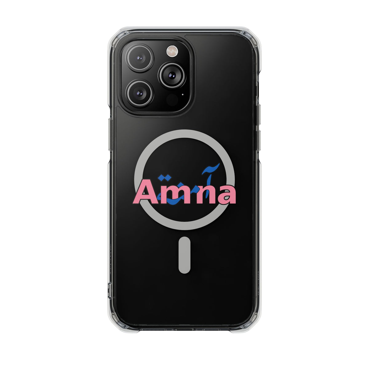 Amna Magnetic Clear iPhone Case