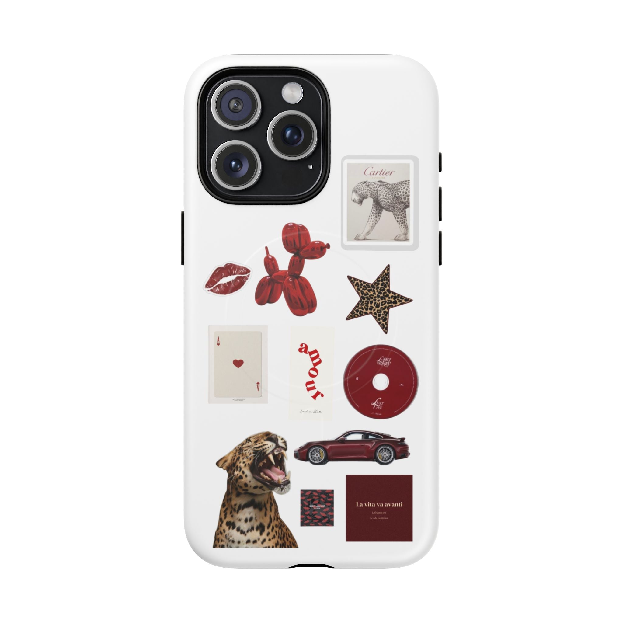 SAEVO Crimson Instinct Magnetic iPhone Case