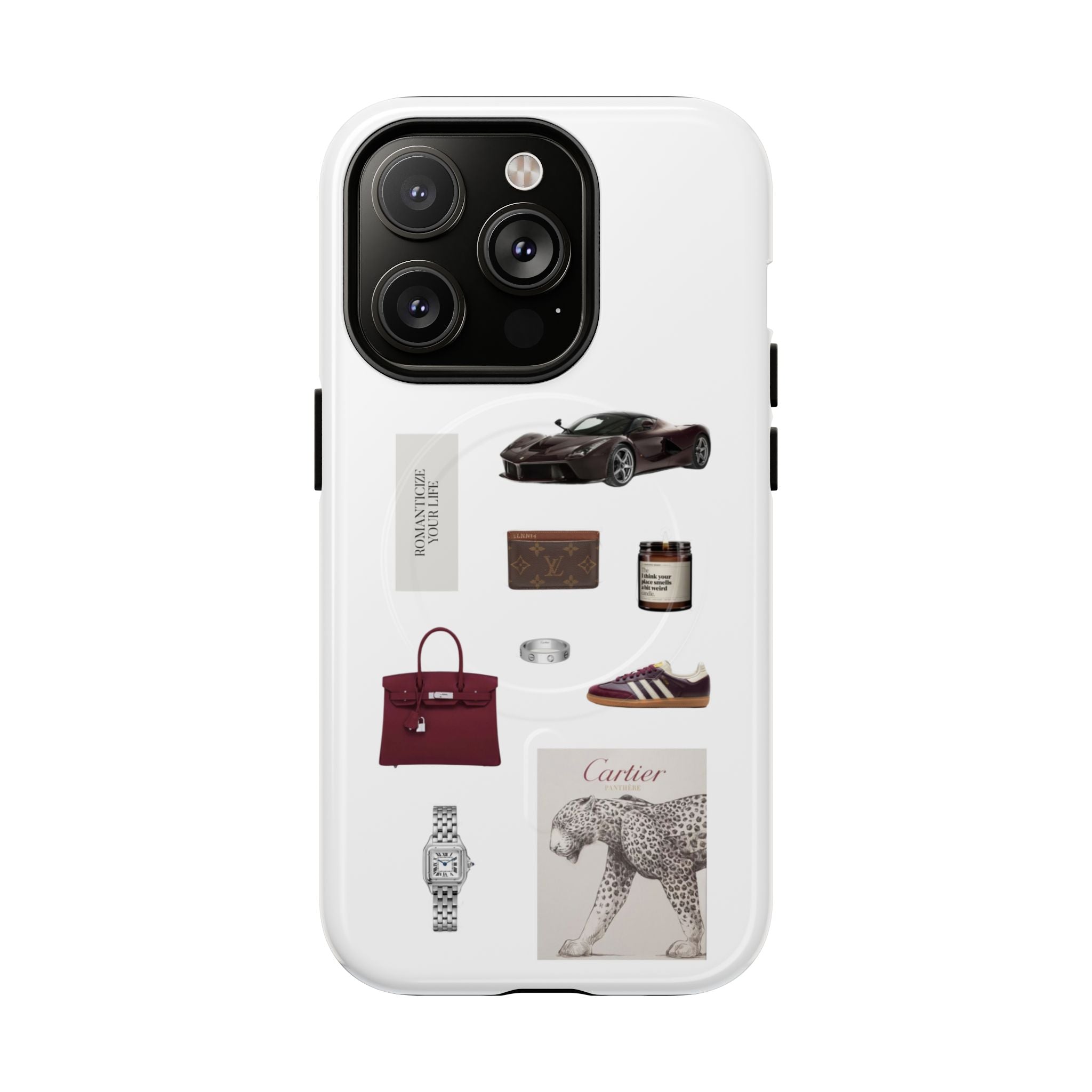 SAEVO Bordeaux Luxe Magnetic iPhone Case