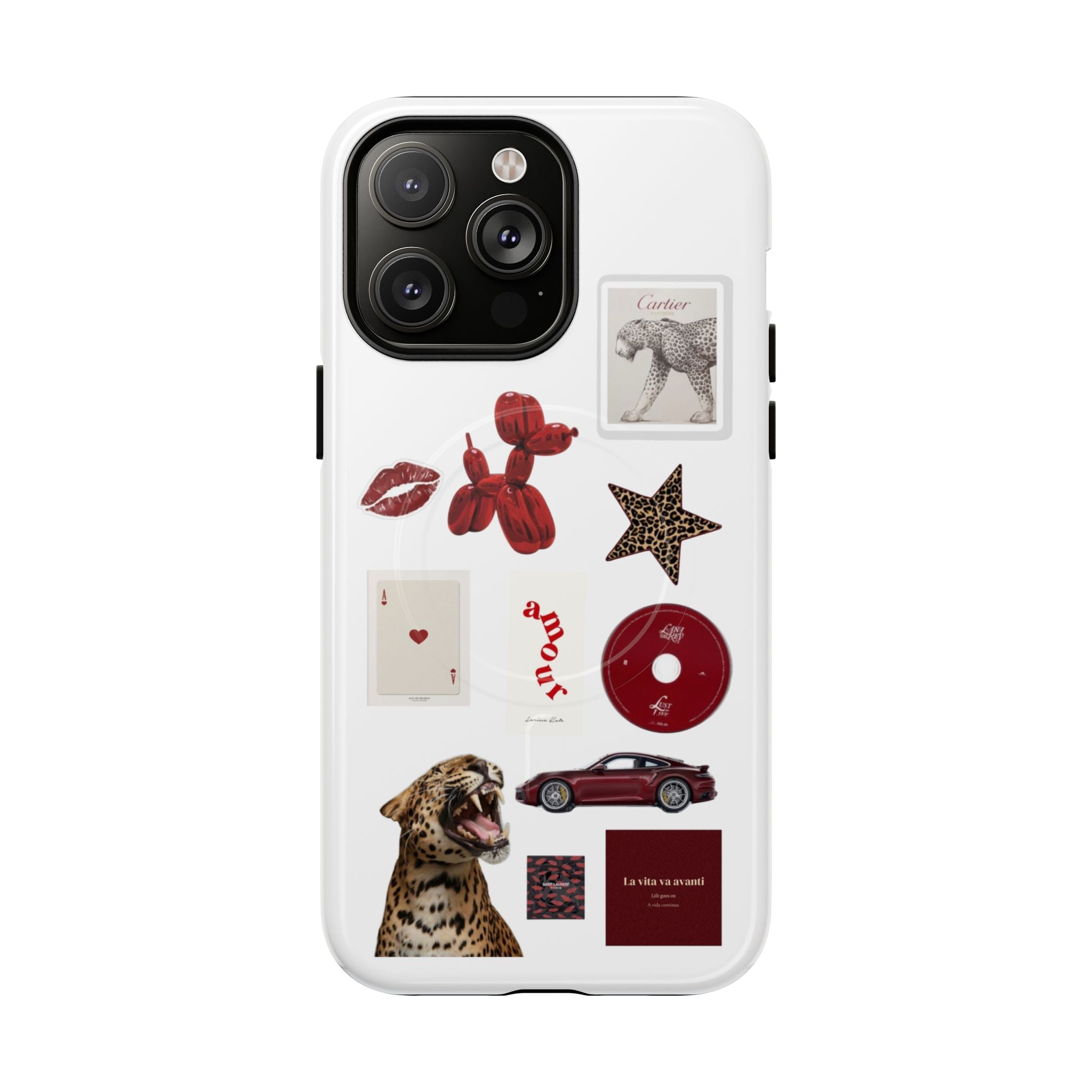 SAEVO Crimson Instinct Magnetic iPhone Case