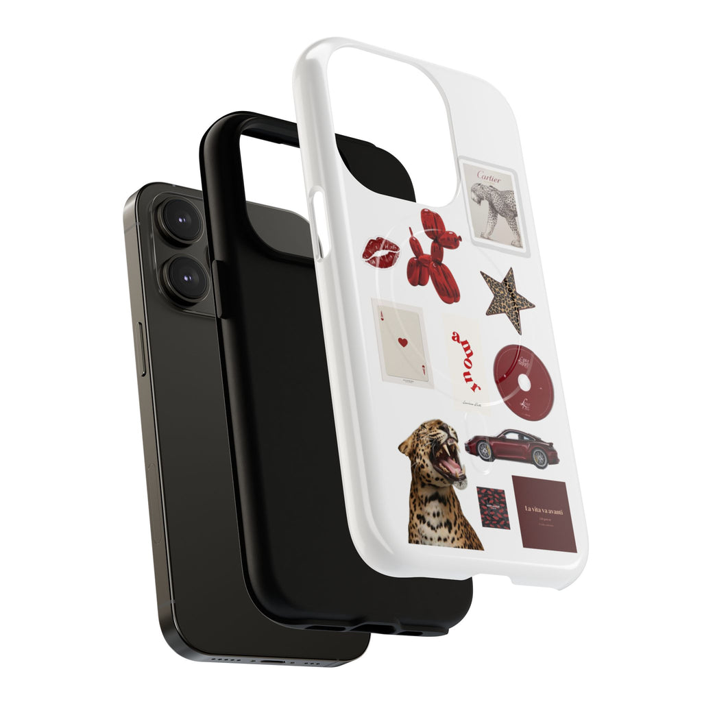 SAEVO Crimson Instinct Magnetic iPhone Case