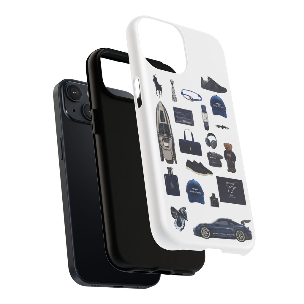 SAEVO Riviera Blue Magnetic iPhone Case