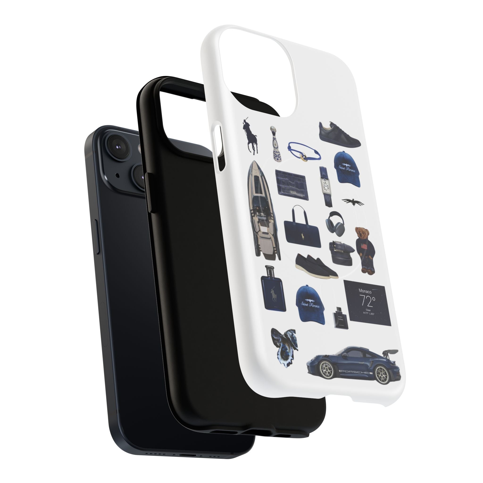 SAEVO Riviera Blue Magnetic iPhone Case