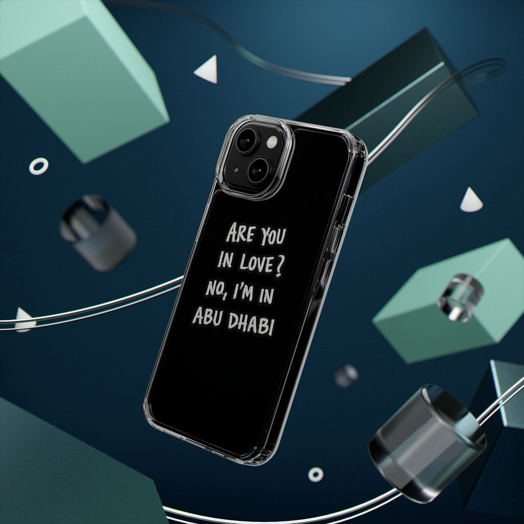 Abu Dhabi Love Clear Case