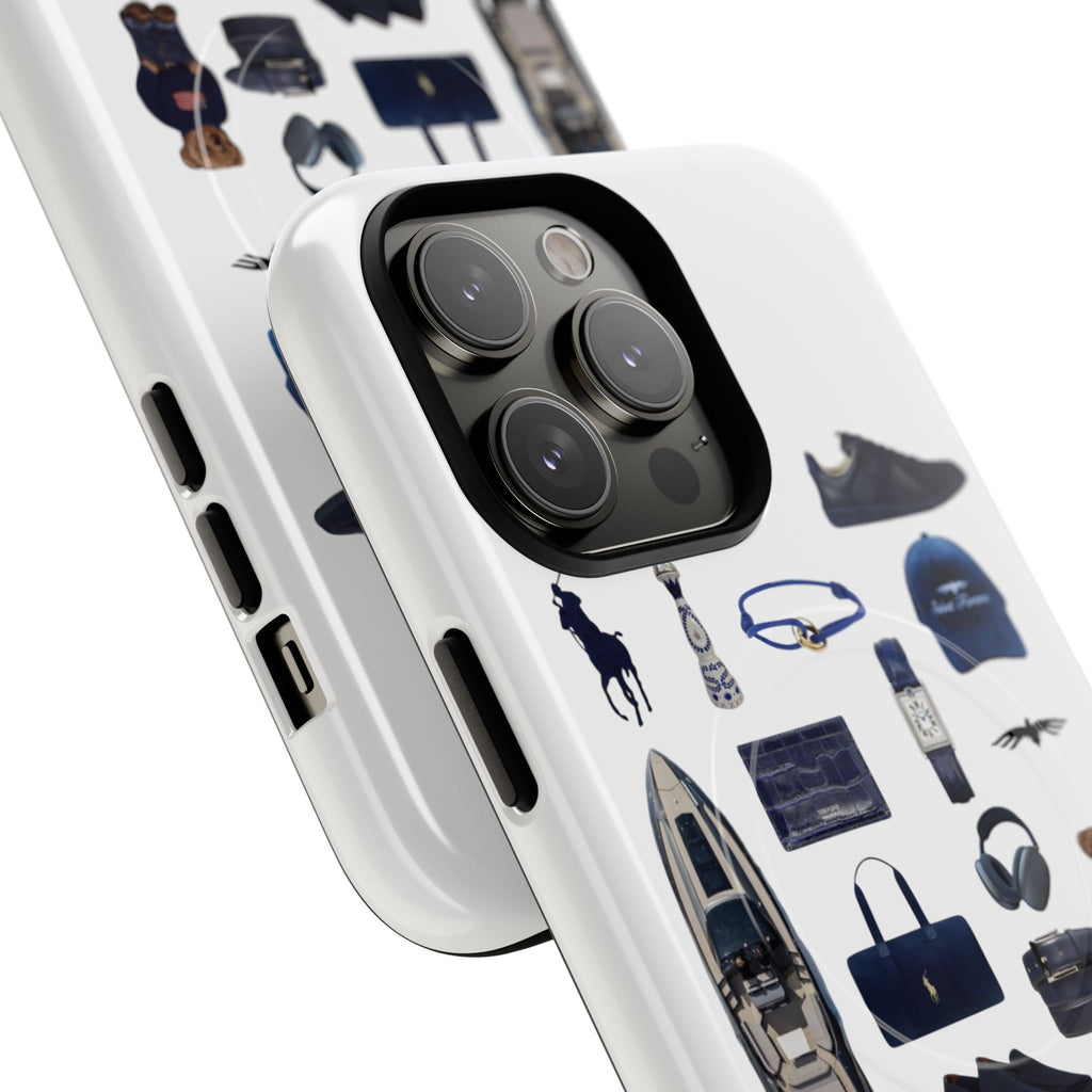 SAEVO Riviera Blue Magnetic iPhone Case