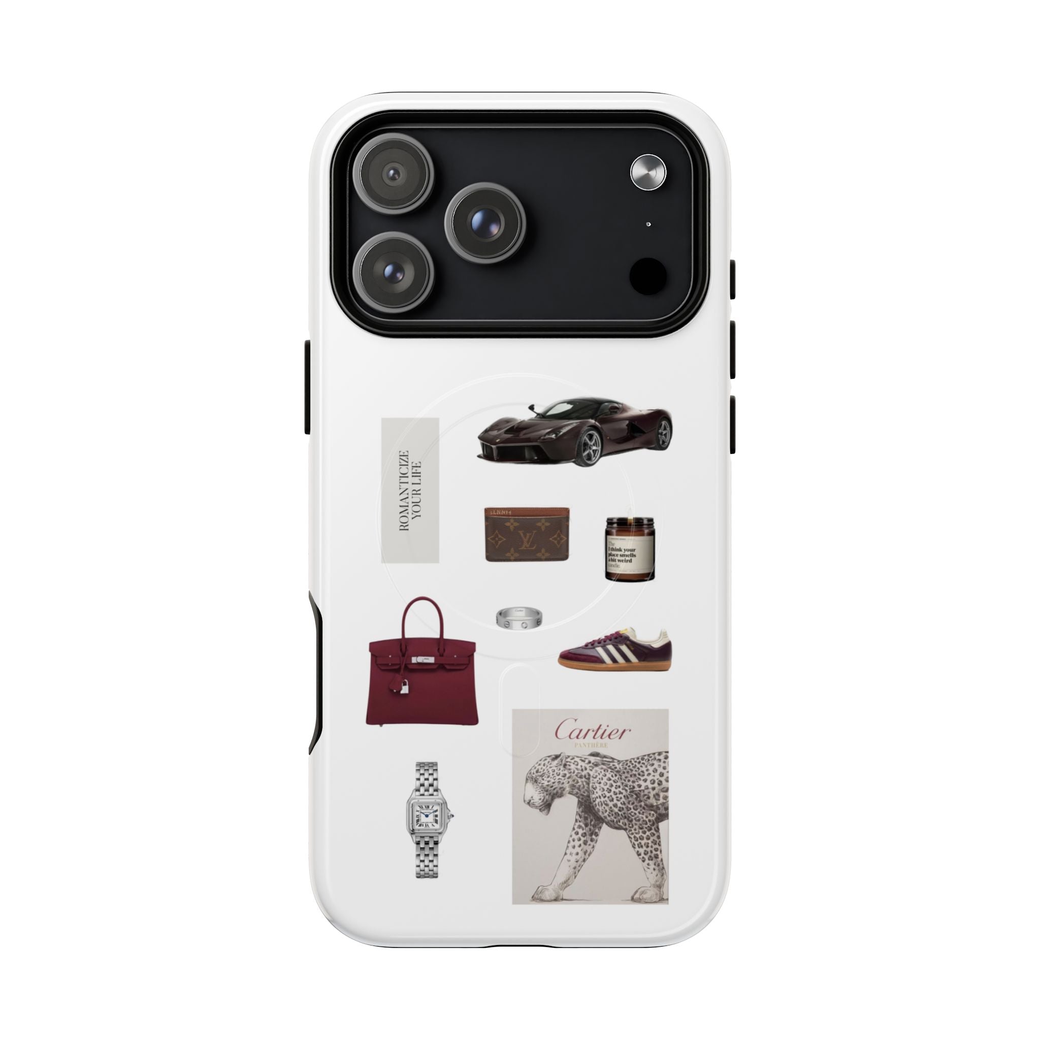 SAEVO Bordeaux Luxe Magnetic iPhone Case