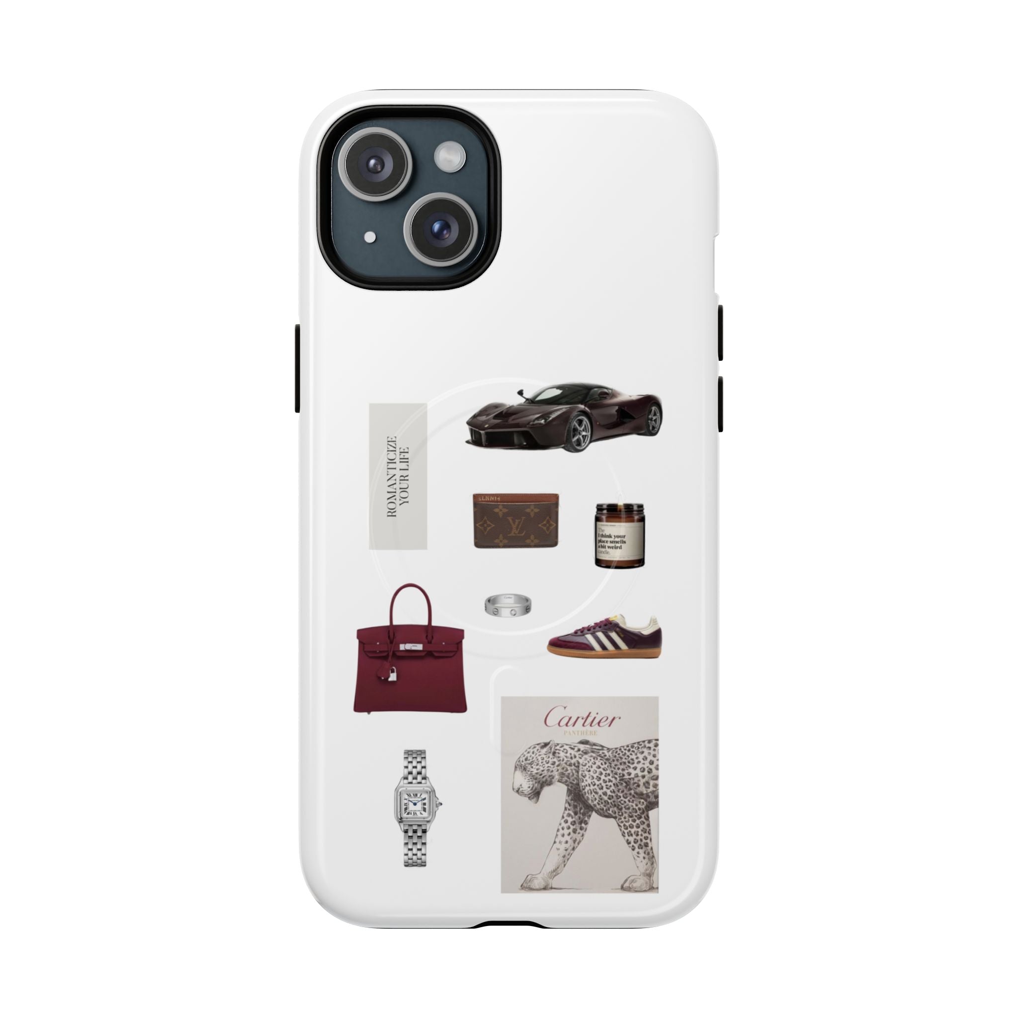 SAEVO Bordeaux Luxe Magnetic iPhone Case