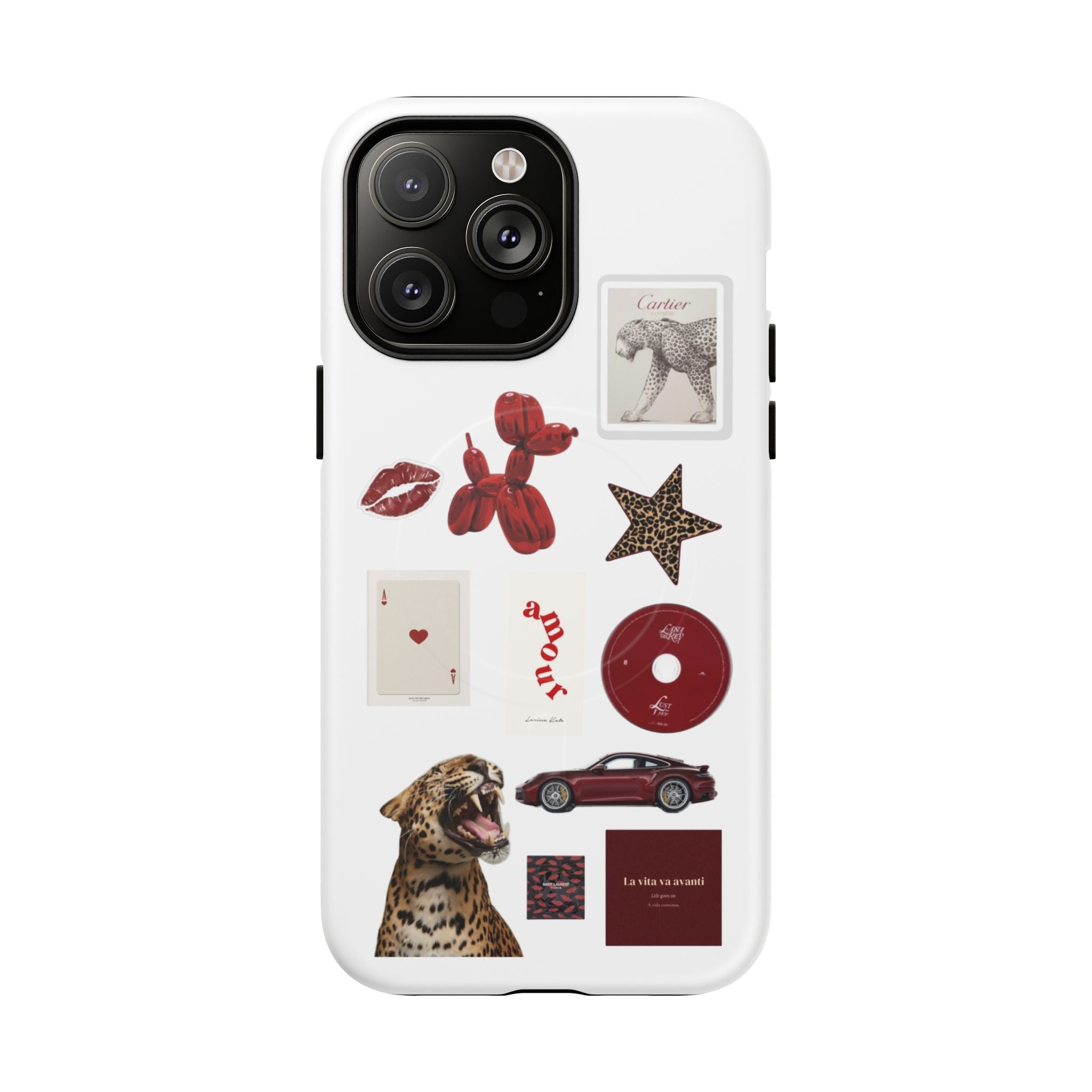 SAEVO Crimson Instinct Magnetic iPhone Case