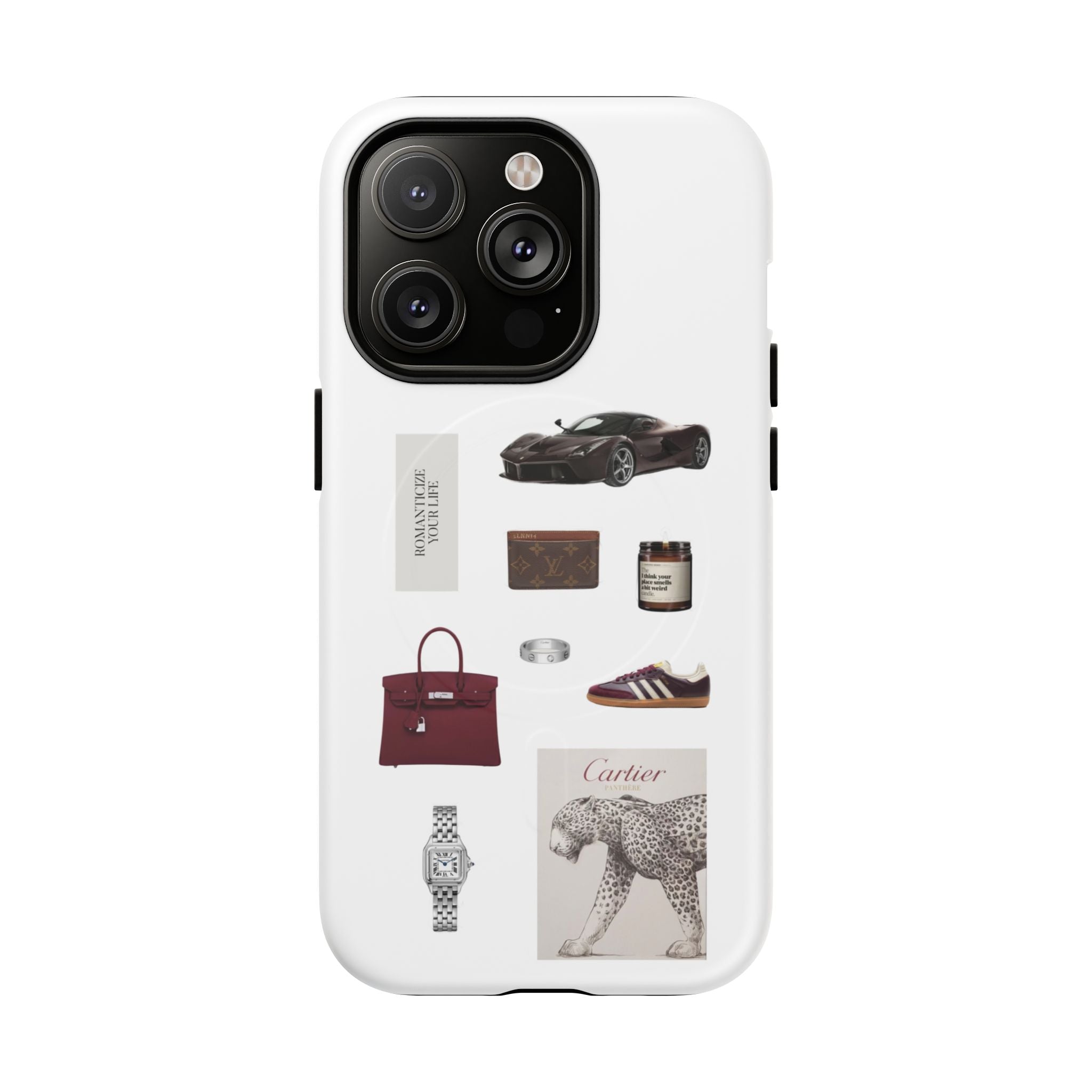 SAEVO Bordeaux Luxe Magnetic iPhone Case