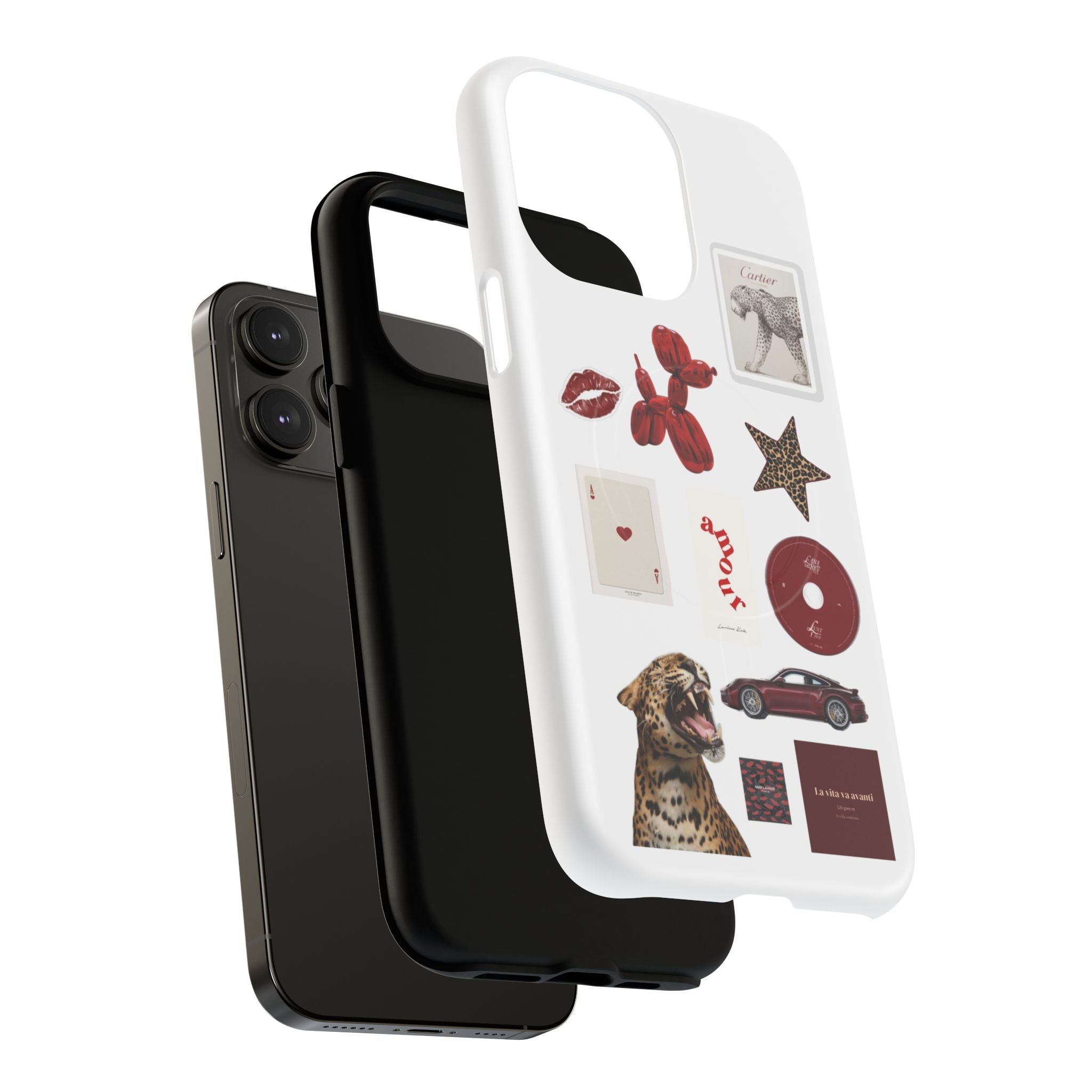SAEVO Crimson Instinct Magnetic iPhone Case
