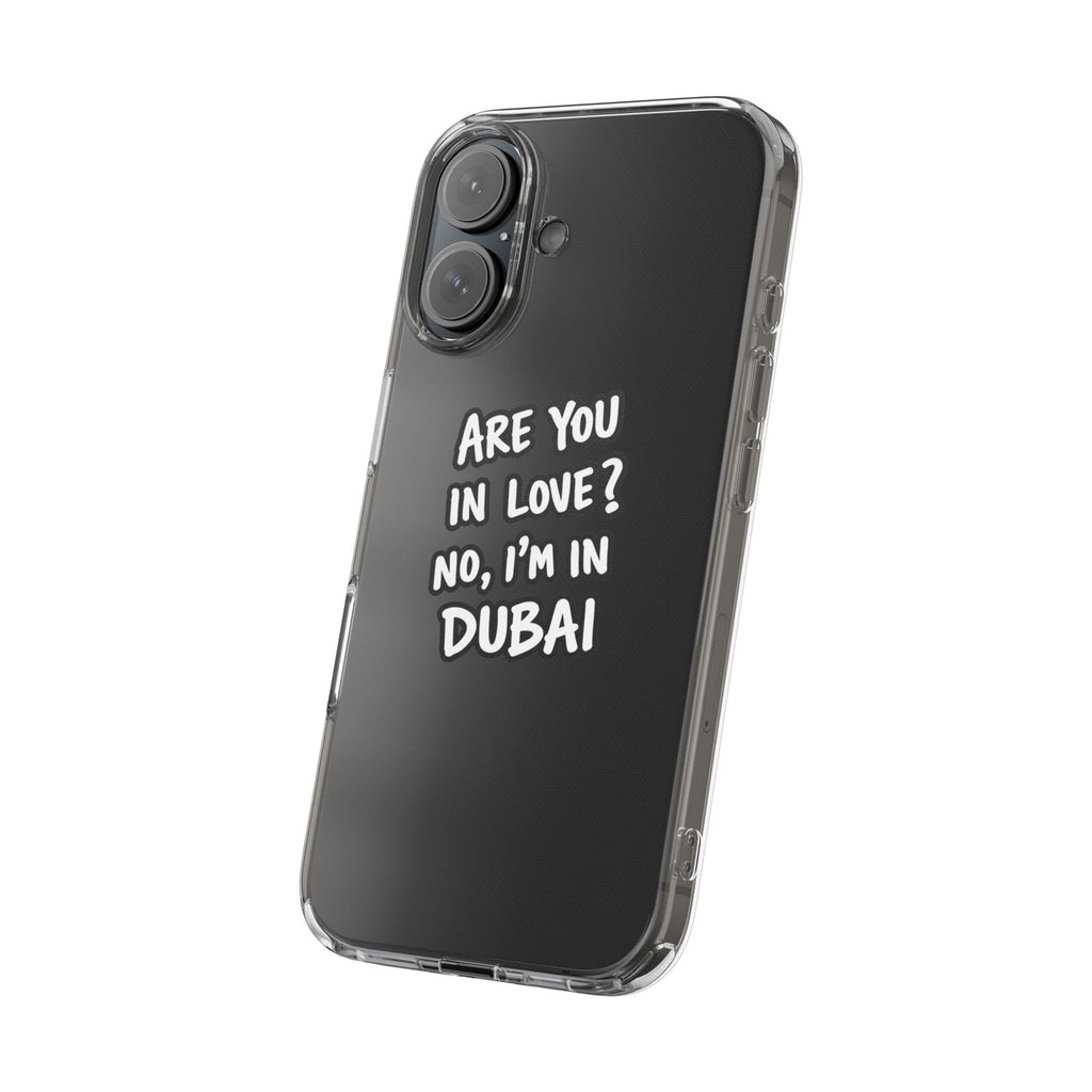 Dubai Love Clear Impact-Resistant Case