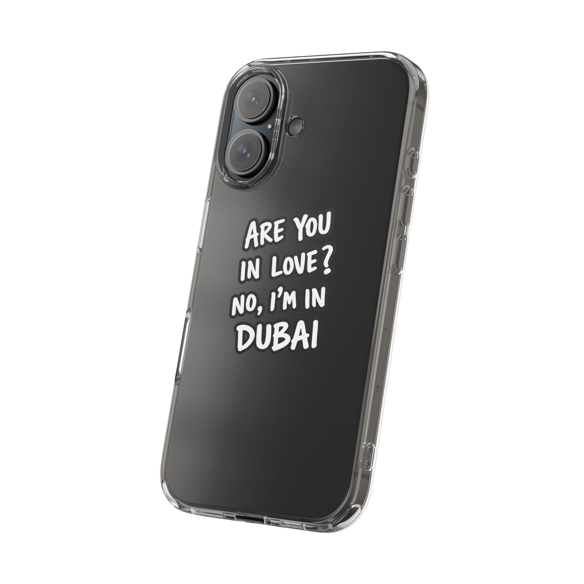 Dubai Love Clear Impact-Resistant Case