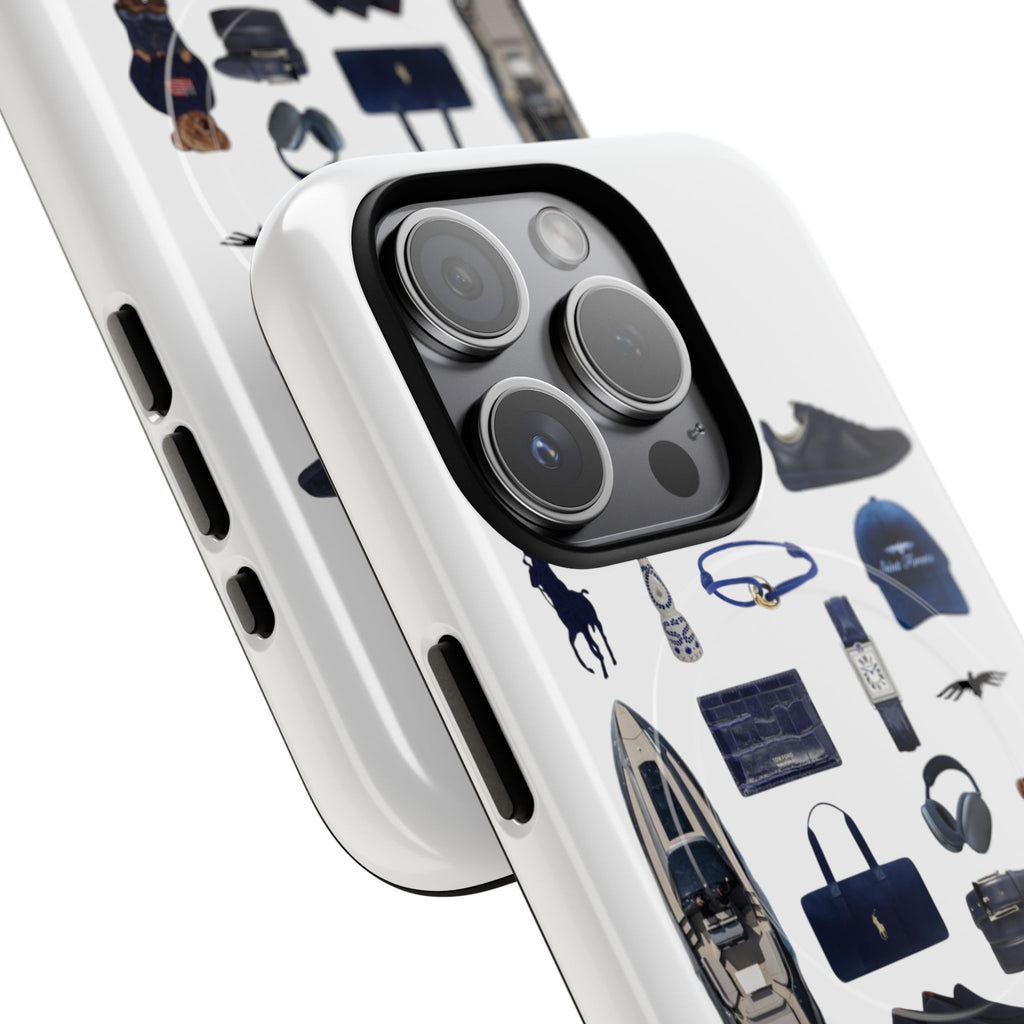 SAEVO Riviera Blue Magnetic iPhone Case