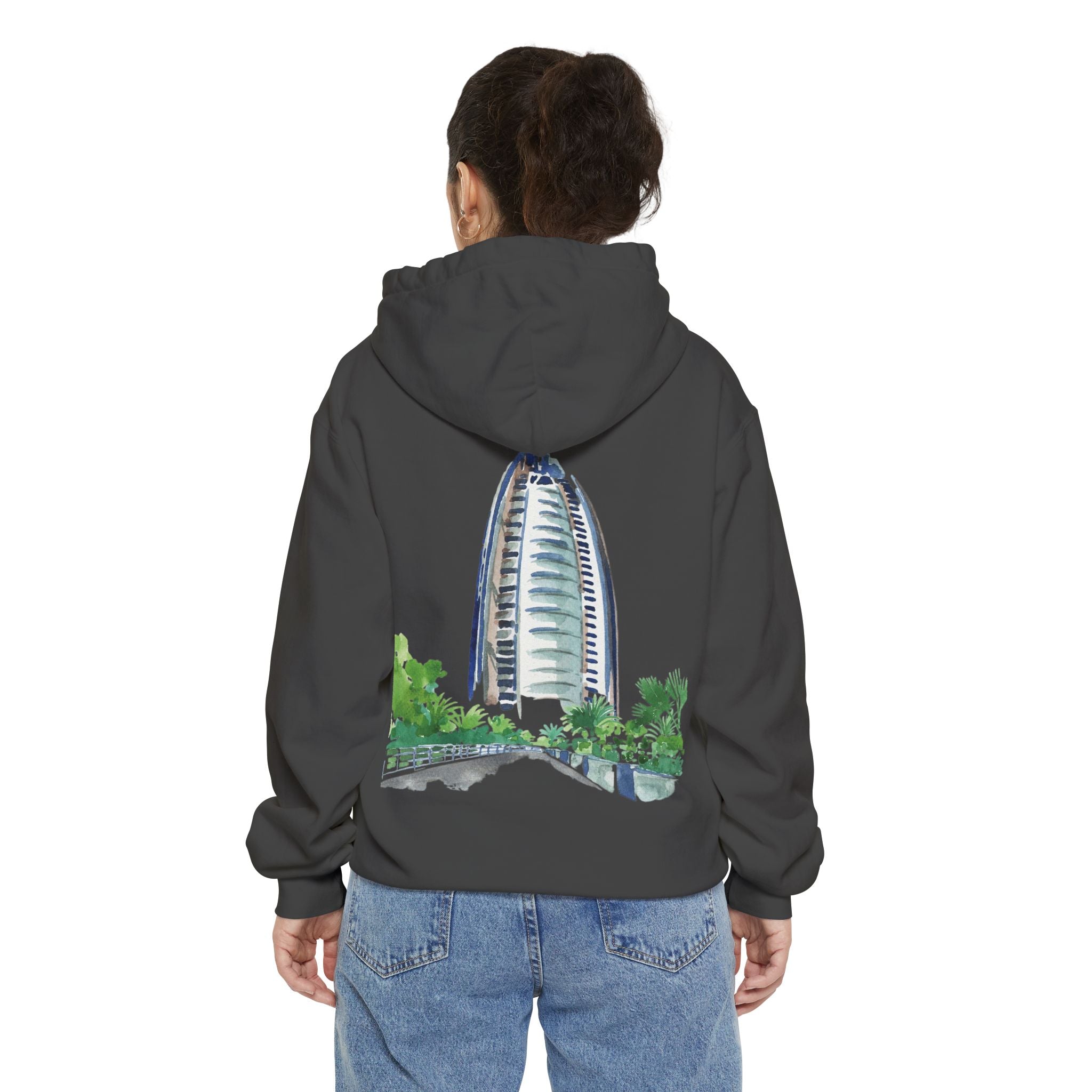 SAEVO Burj Al Arab Watercolor Hoodie