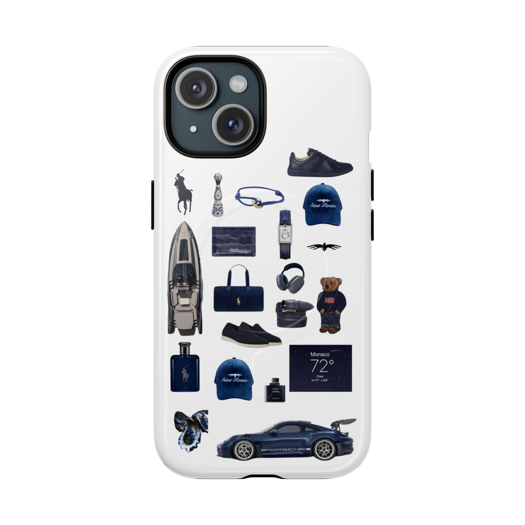 SAEVO Riviera Blue Magnetic iPhone Case