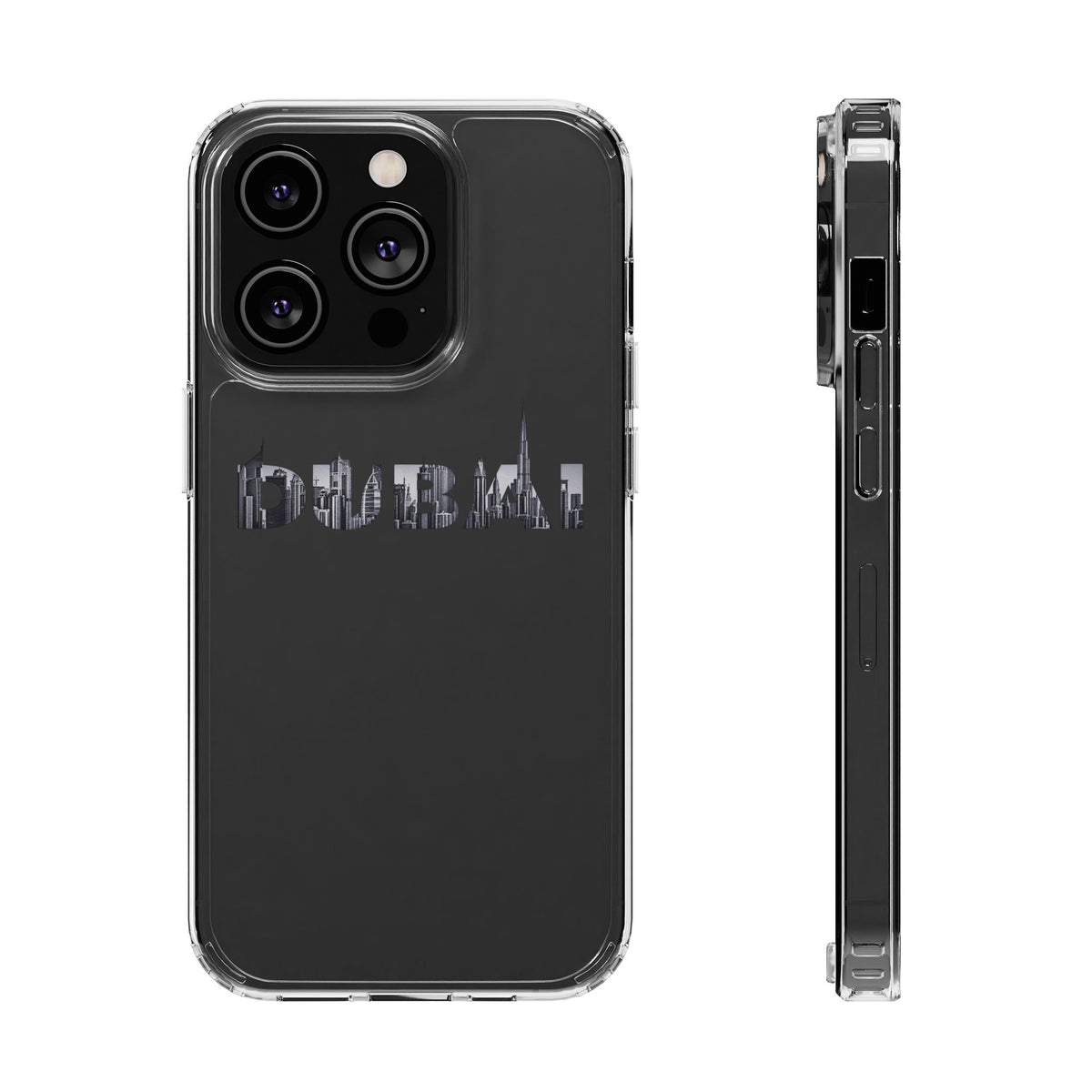 Dubai Skyline Clear Impact-Resistant Case