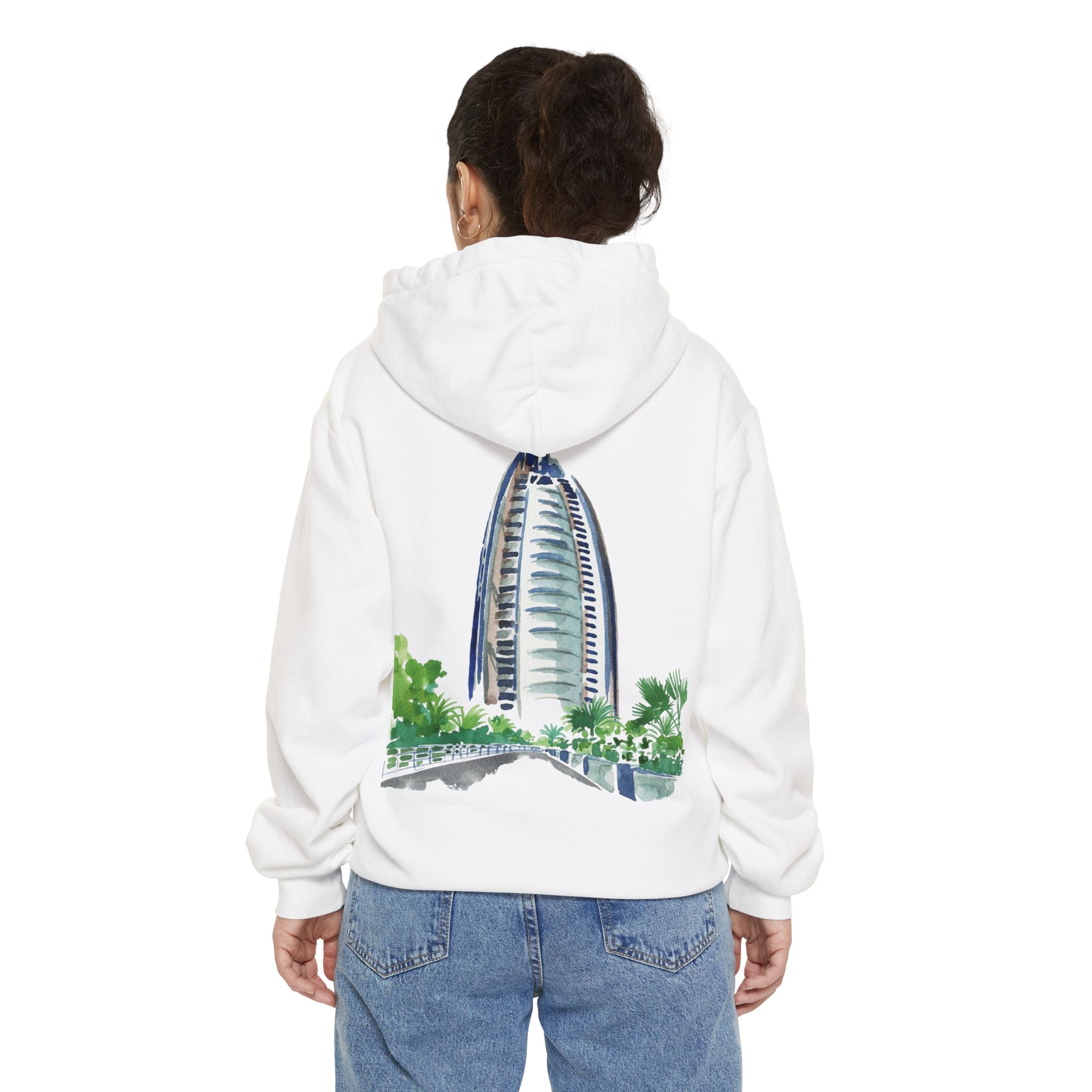 SAEVO Burj Al Arab Watercolor Hoodie